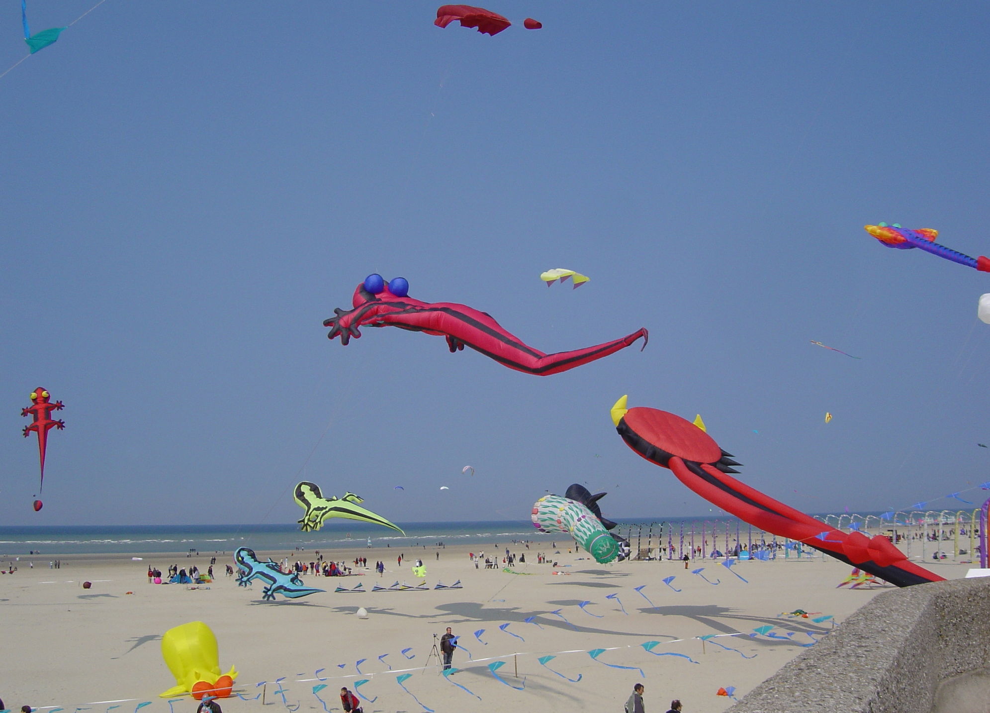 Playa de Berck sur mer, por Marine Derre