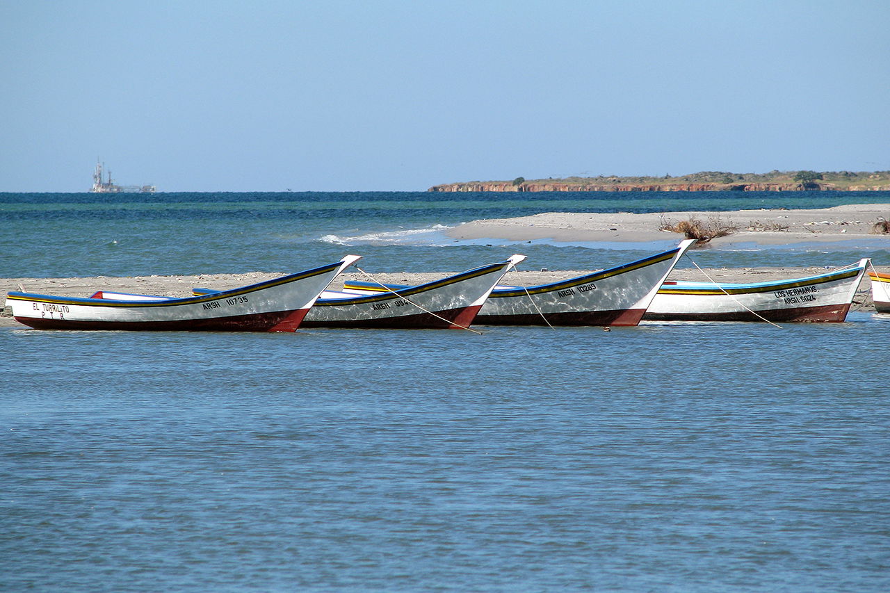 Playa El Yaque, por Roberto Leiro