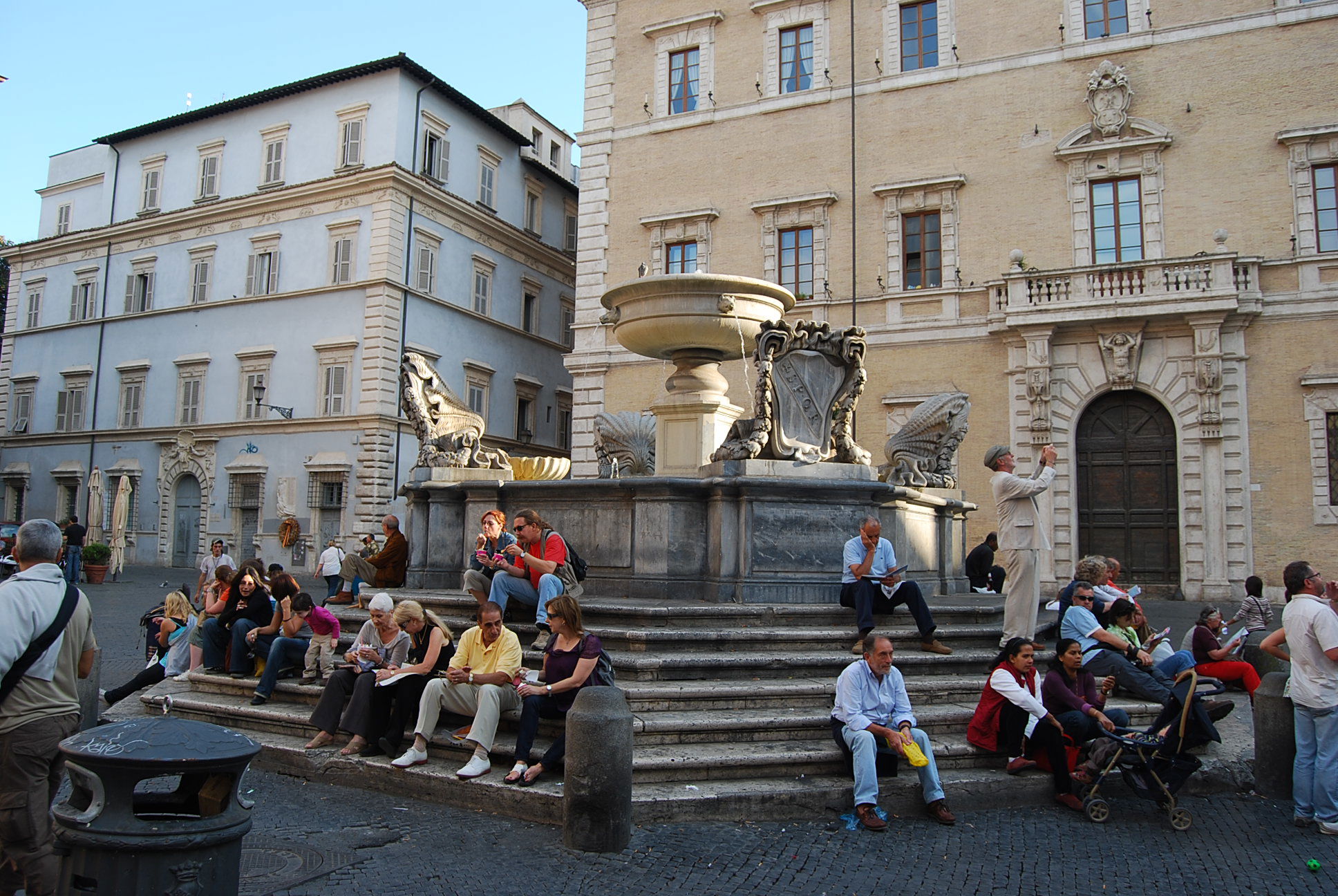 Plaza de Santa María en Trastevere, por Pau García Solbes
