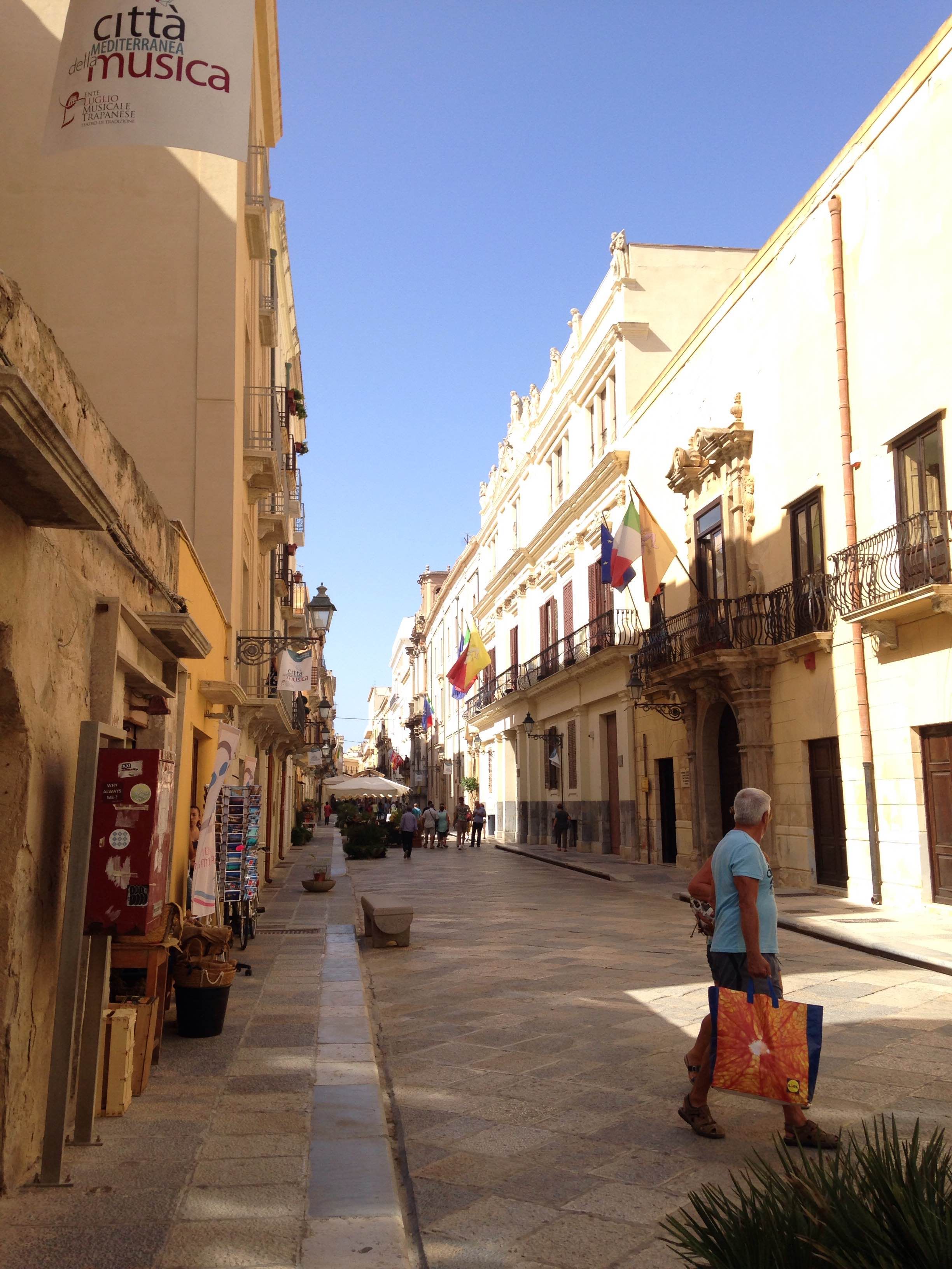 Centro histórico de Trapani, por Teresa Pérez Senso