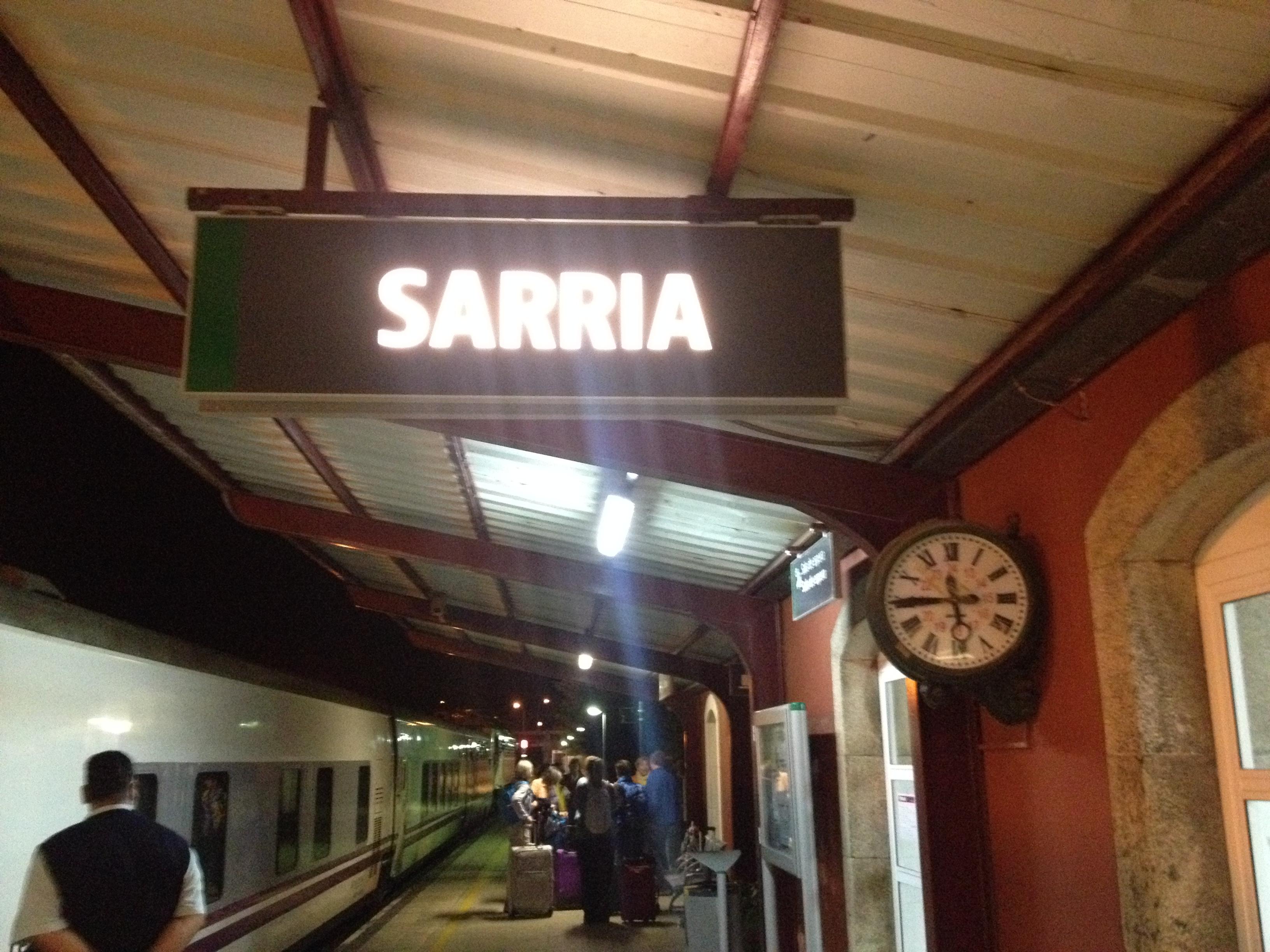 Estación de trenes en Sarria, por javier doncel barrera
