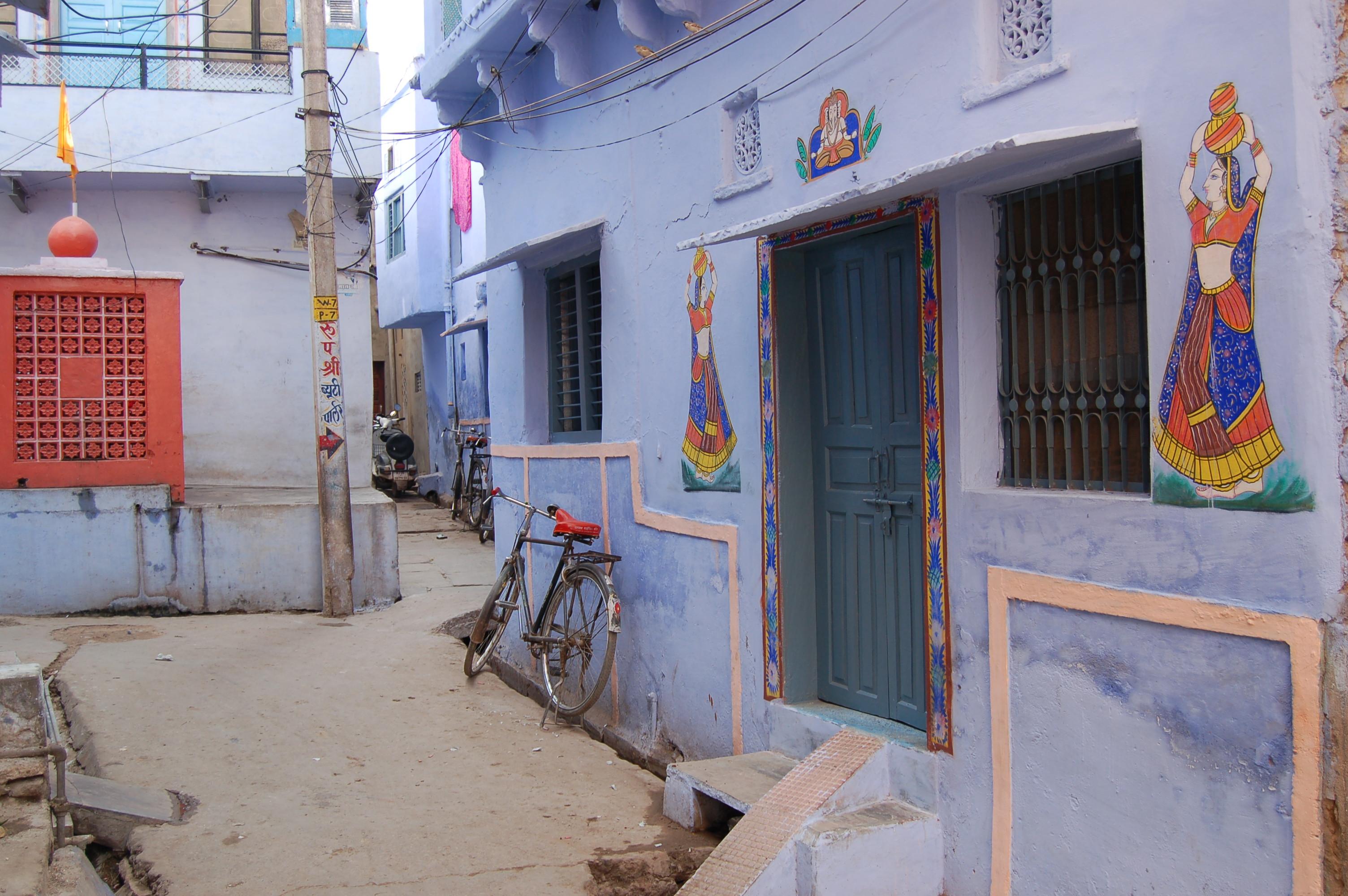 Calles azules de Bundi, por Kris por el mundo