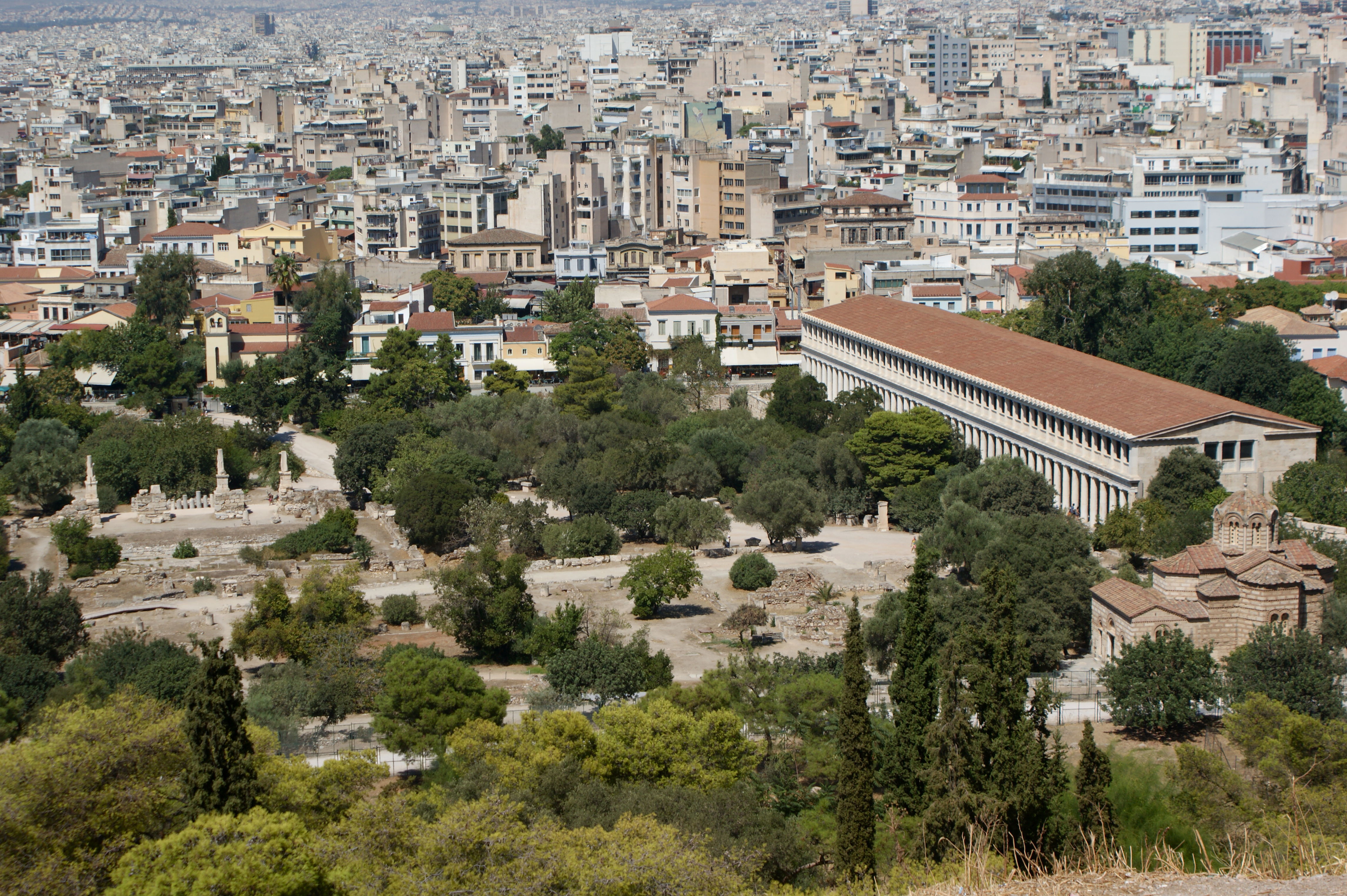 Stoa d’Attale, por Anne-Laure Caquineau