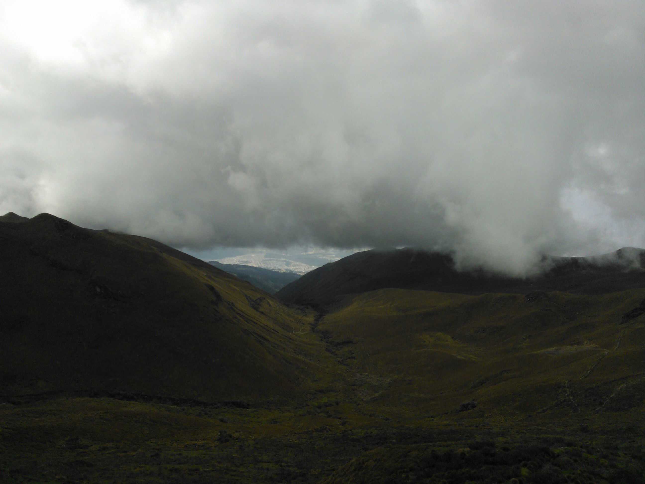 Volcán Pichincha, por ernesto