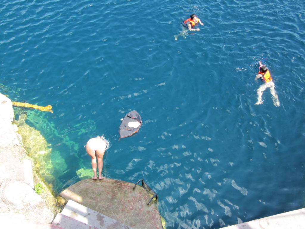 Buceo en Bacalar, por Lala
