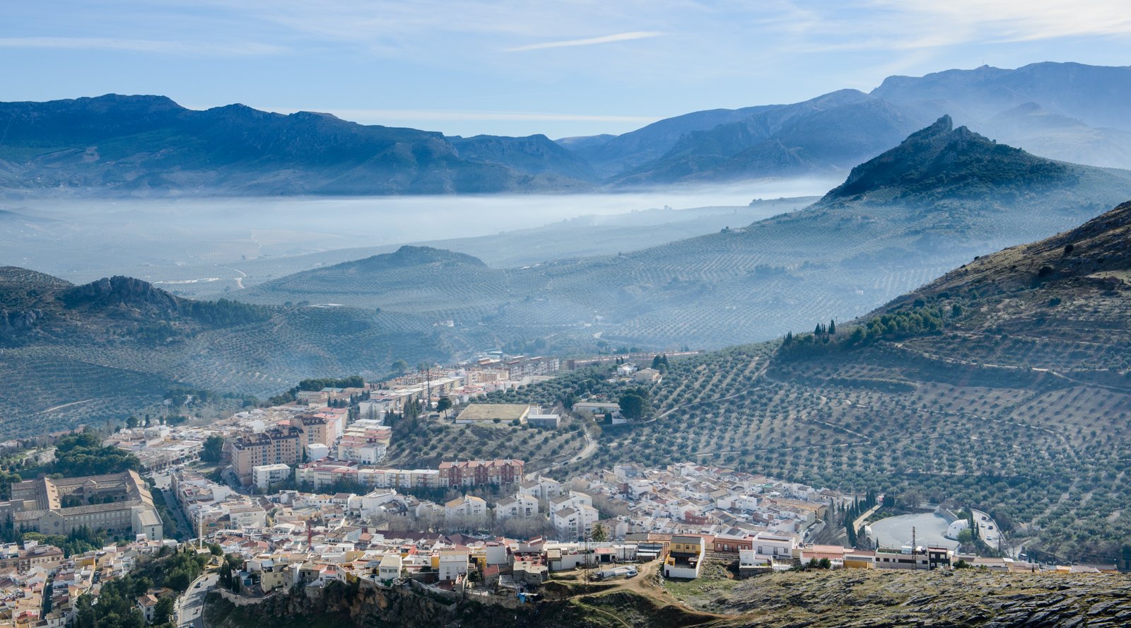 Vistas de Jaén desde el Parador, por Ignacio Izquierdo