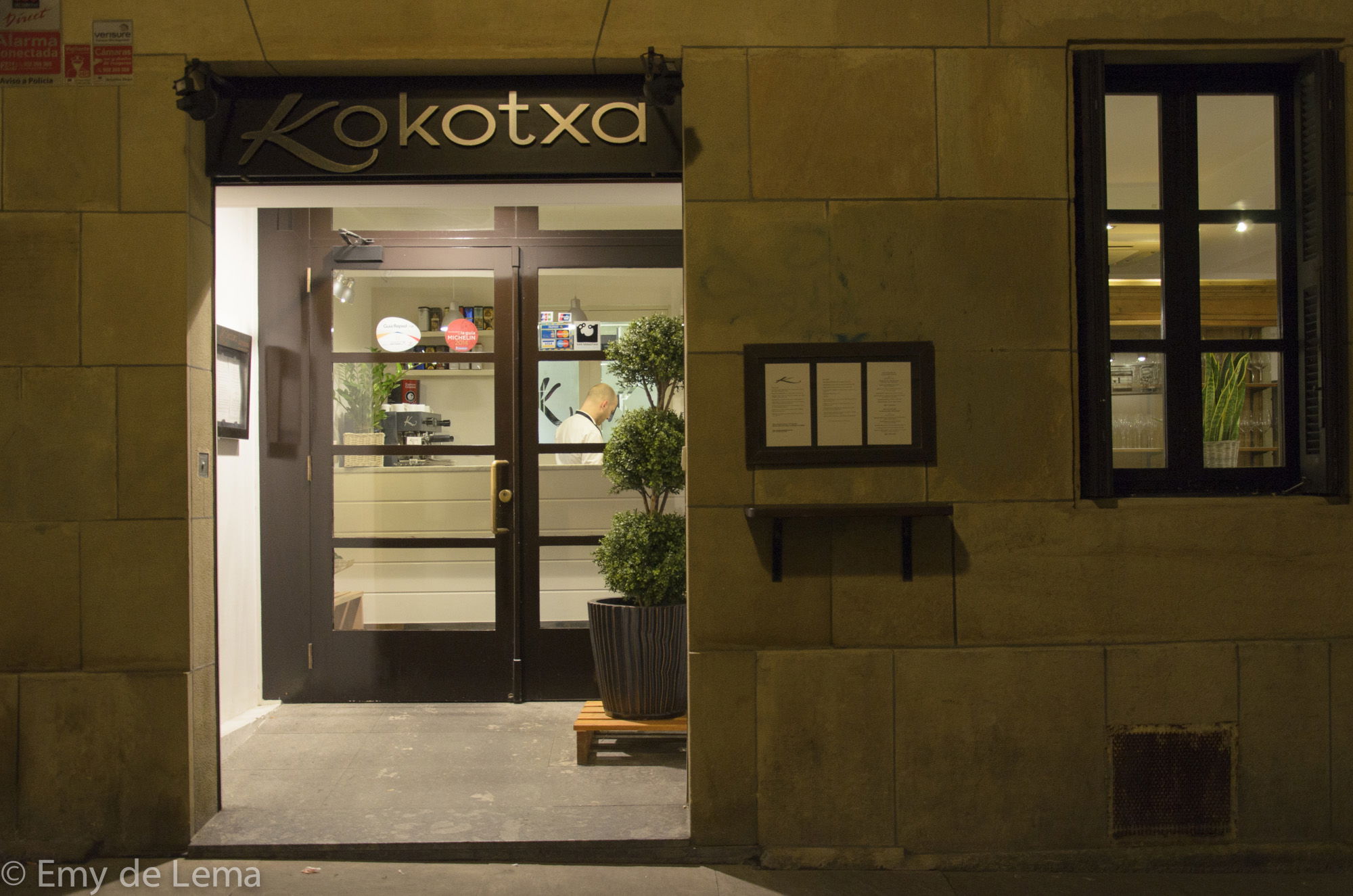 Restaurante Kokotxa, por Emy de Lema