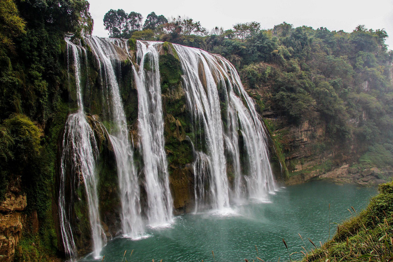 Cataratas de Huangguoshu, por Miriam y Fernán