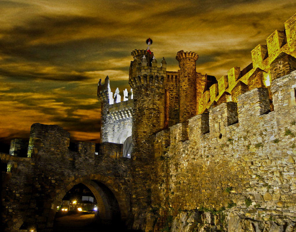 Castillo de los Templarios, por francisco del rio romero