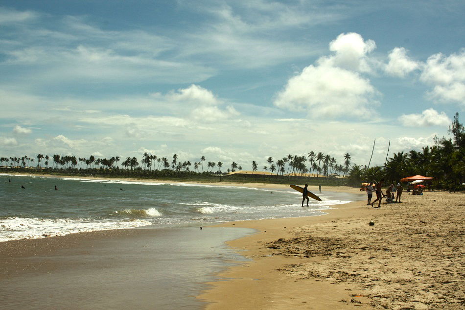 Playa de Itacimirim, por Jeguiando