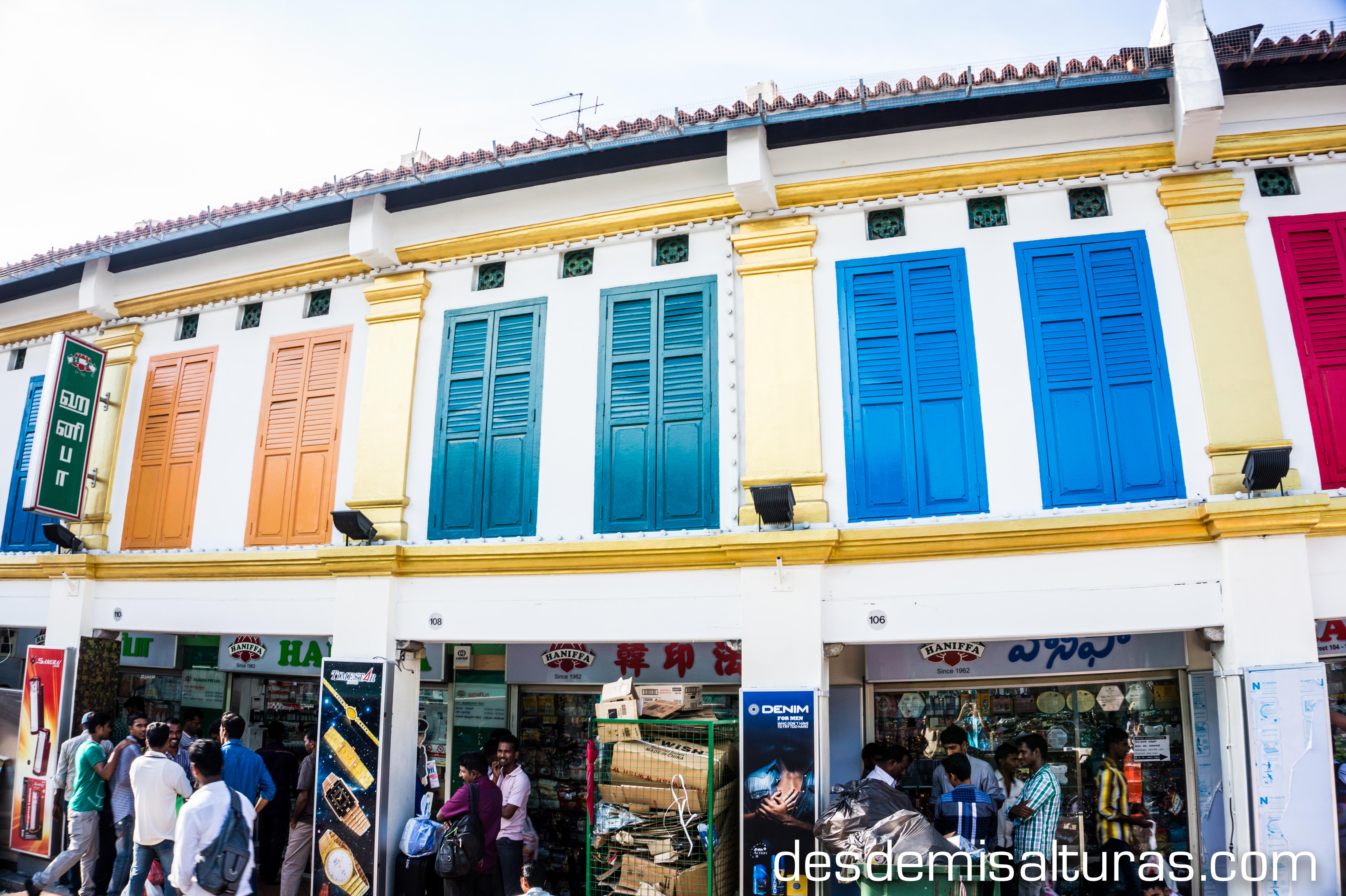 Calles de Singapur que deslumbran con cultura y color