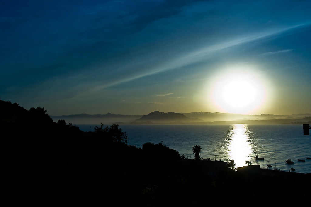 Atardecer en la Azohia, por Miguel Angel Jimenez