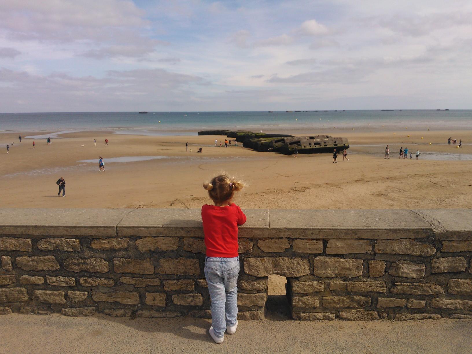 Playa de Arromanches, por Susana Parguiña