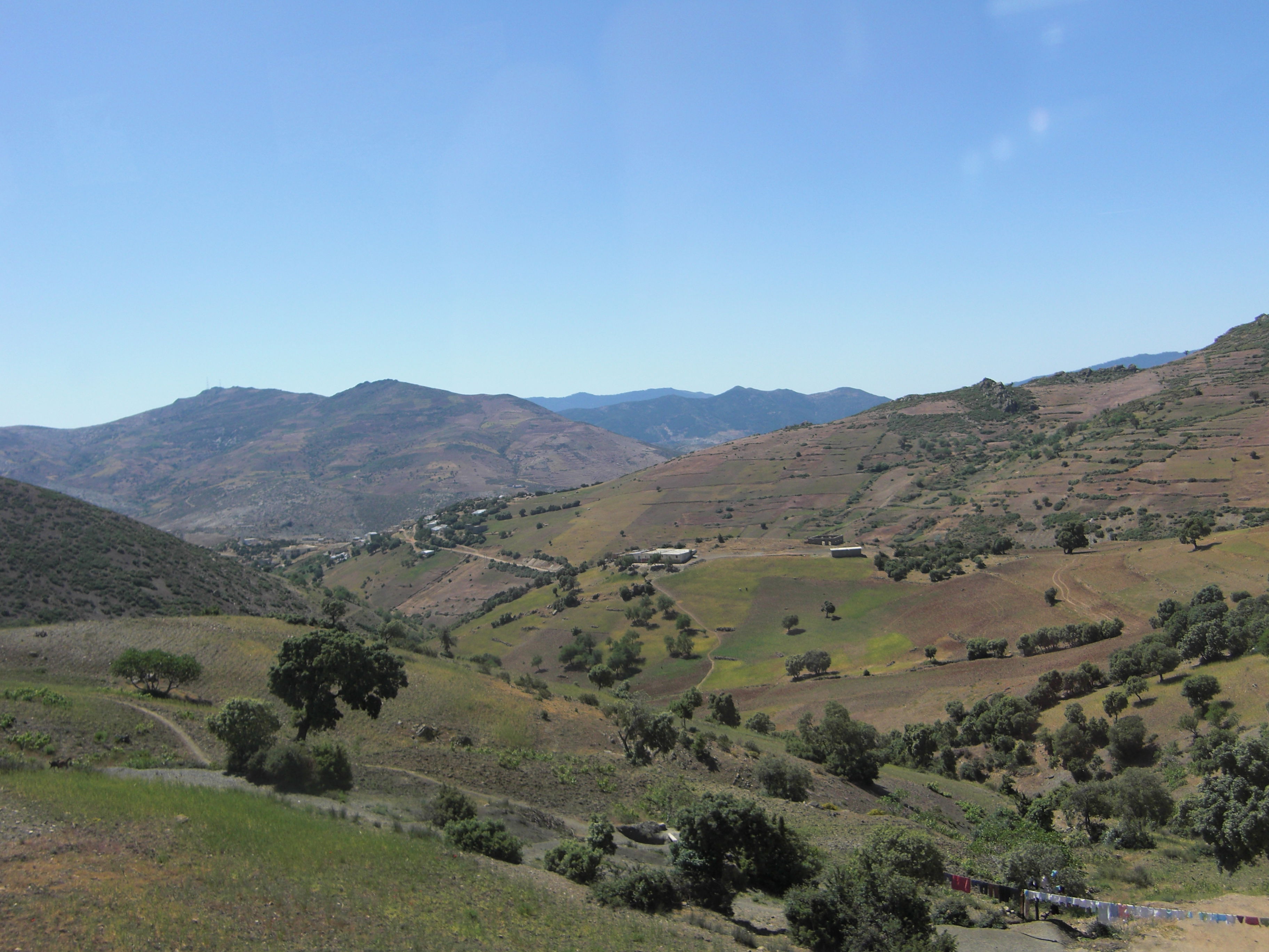 Carretera de Chefchaouen a Al Hoceima, por su mapamundi
