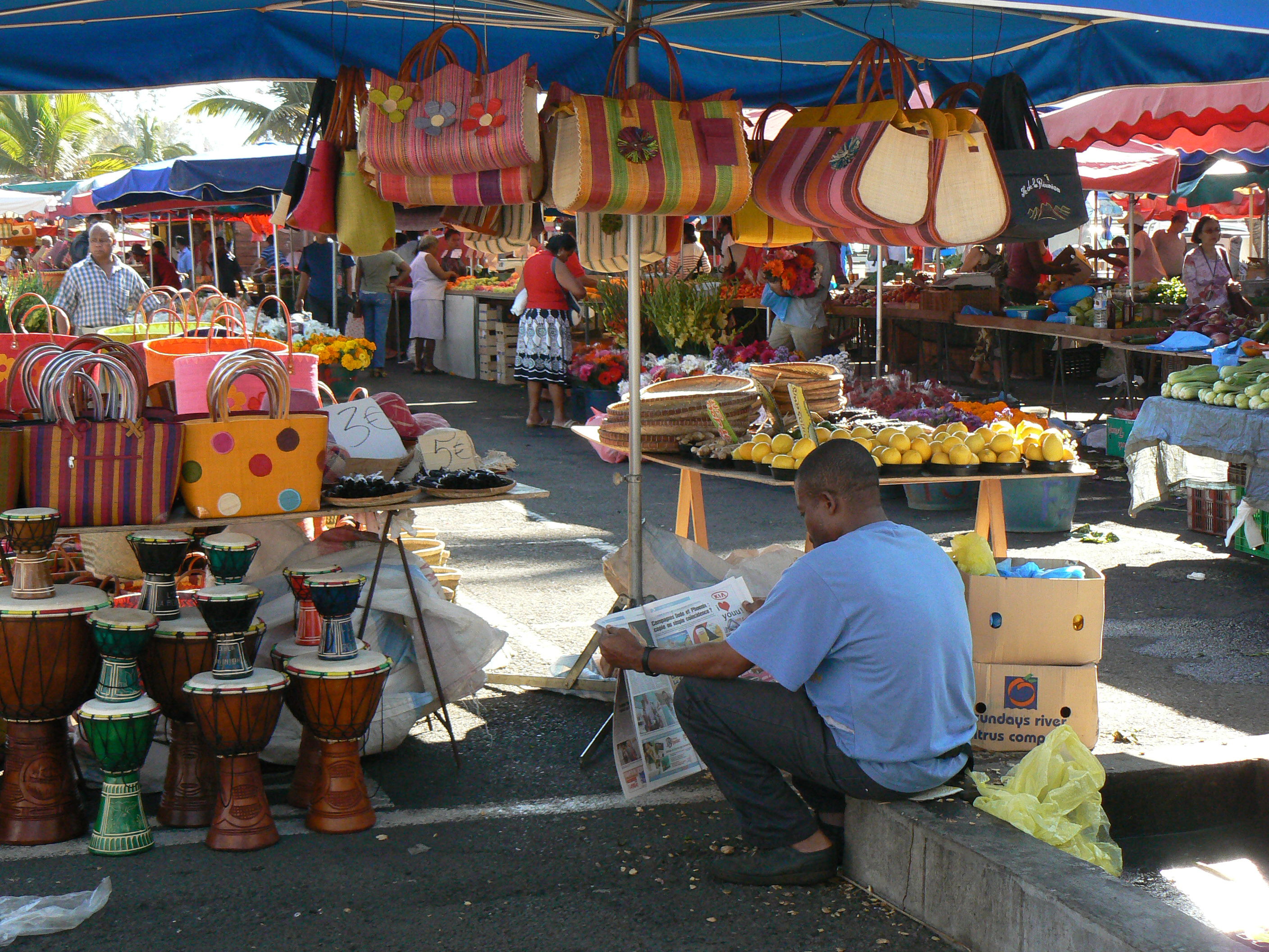 Mercado de Saint Paul, por Adeline B