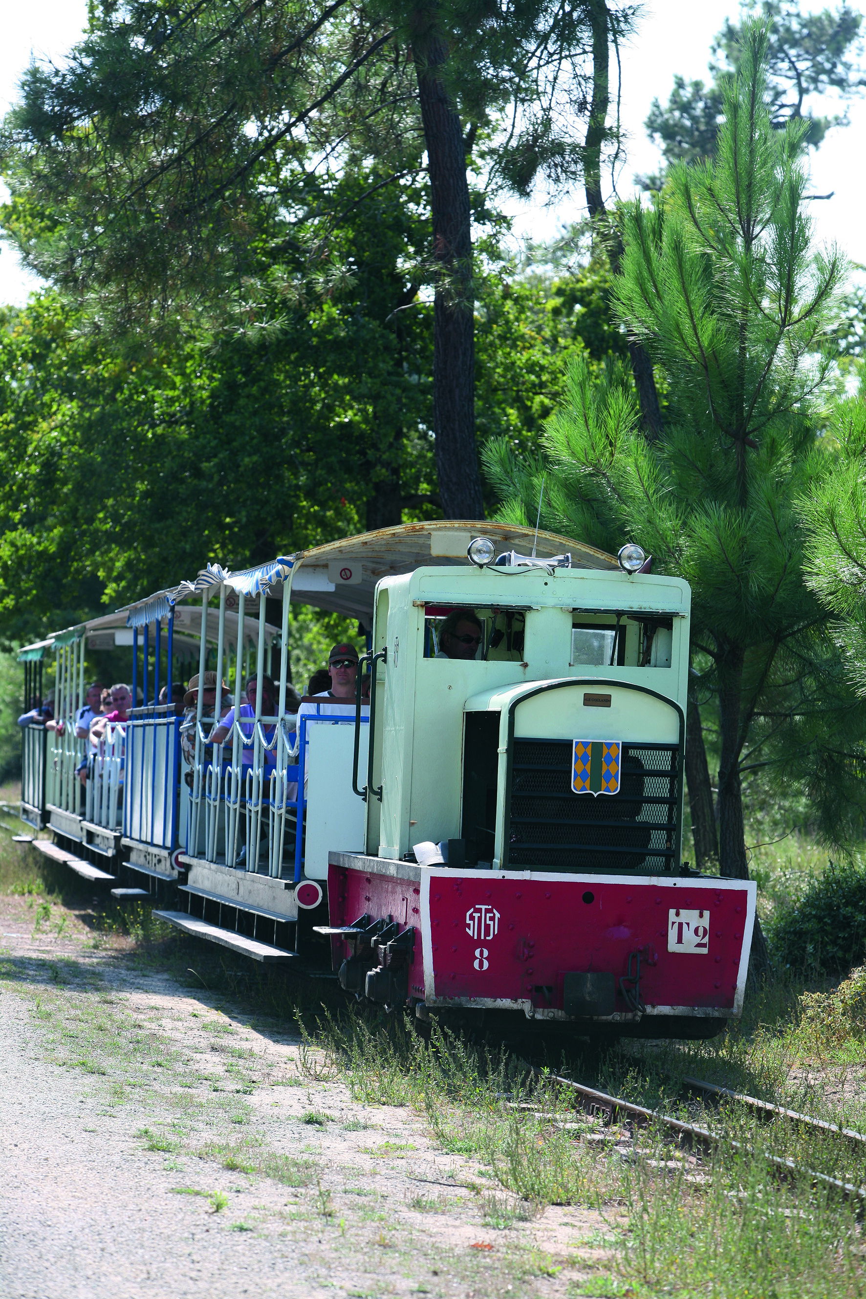 Pequeño tren de St Trojan, por Poitou-Charentes