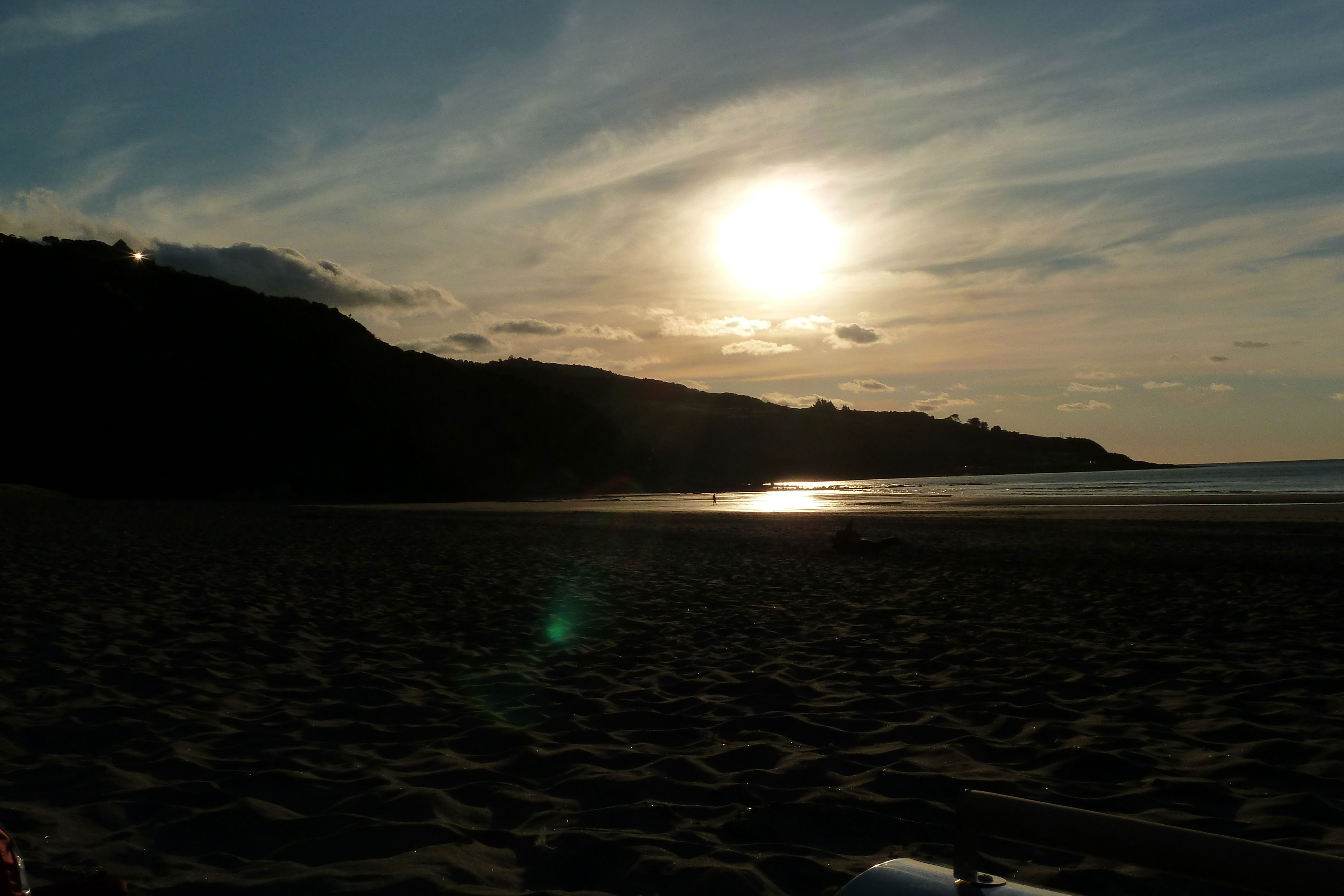 Ngarunui Beach, por Cédric Lebailly