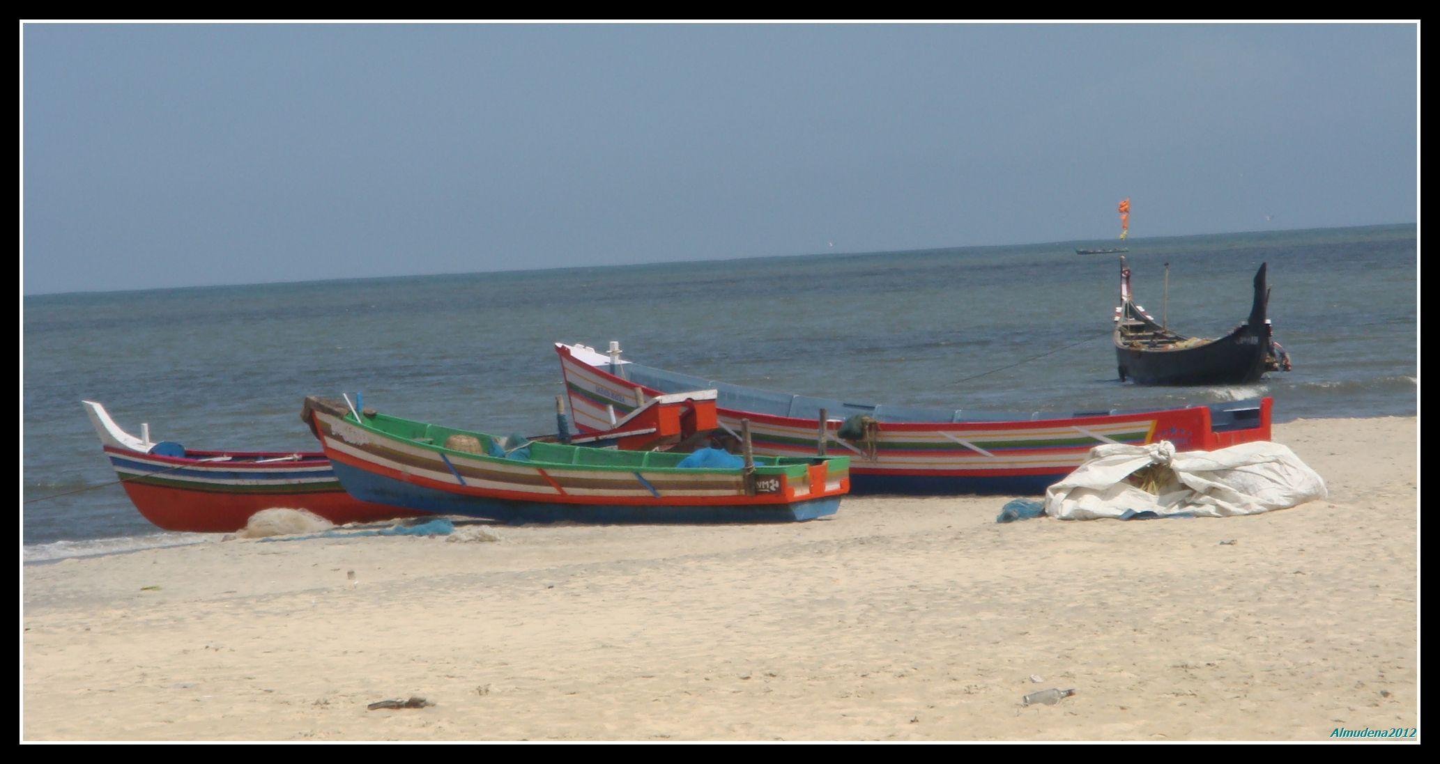 Playa de Alappuzha, por Almudena