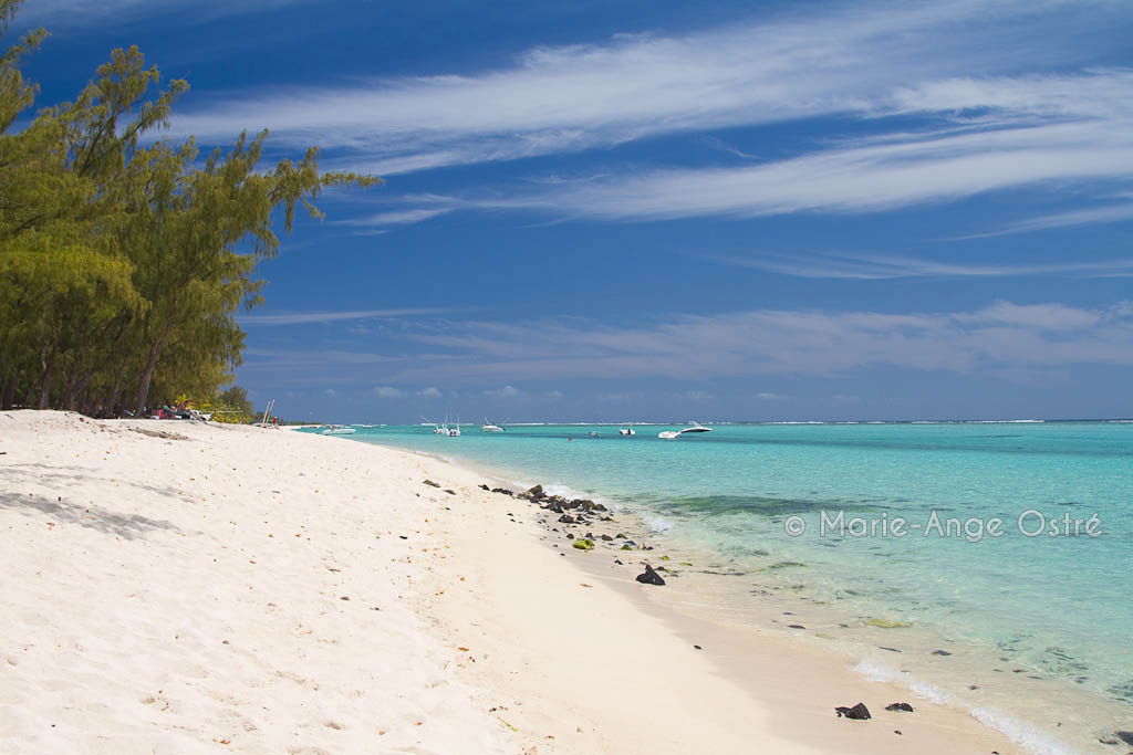 Plage de Saint-Martin (île Maurice), por Marie-Ange Ostré