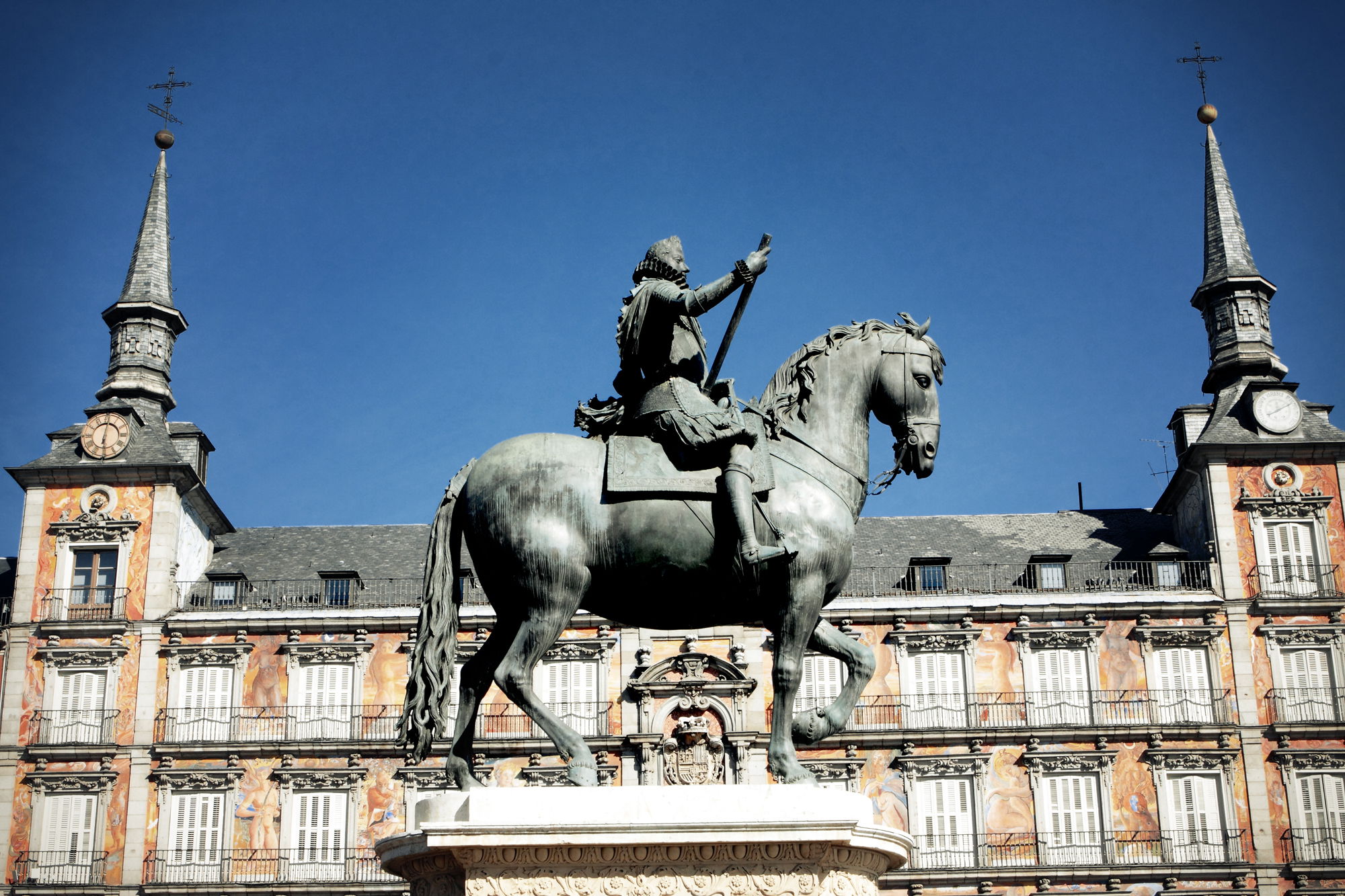 Estatua ecuestre de Felipe III, por Rodrigo Nieto