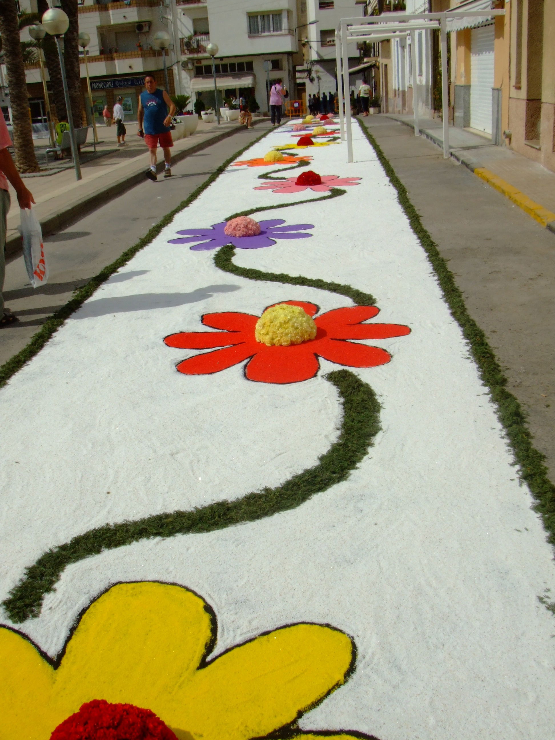 Catifes de Corpus, por l'Ametlla de Mar