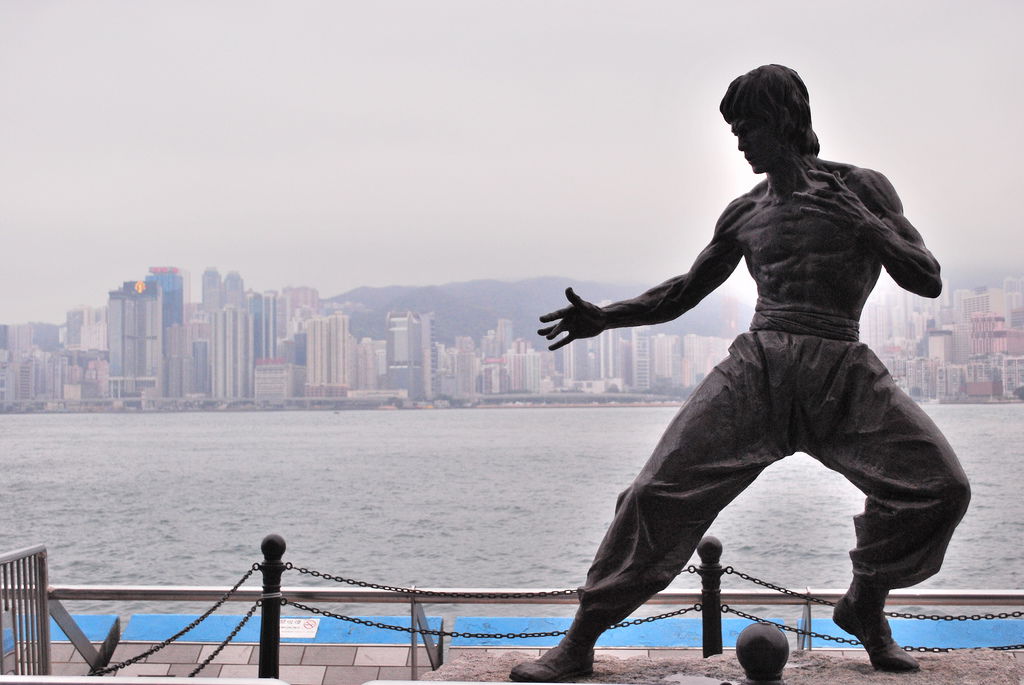 Monumento a Bruce Lee, por David Esteban