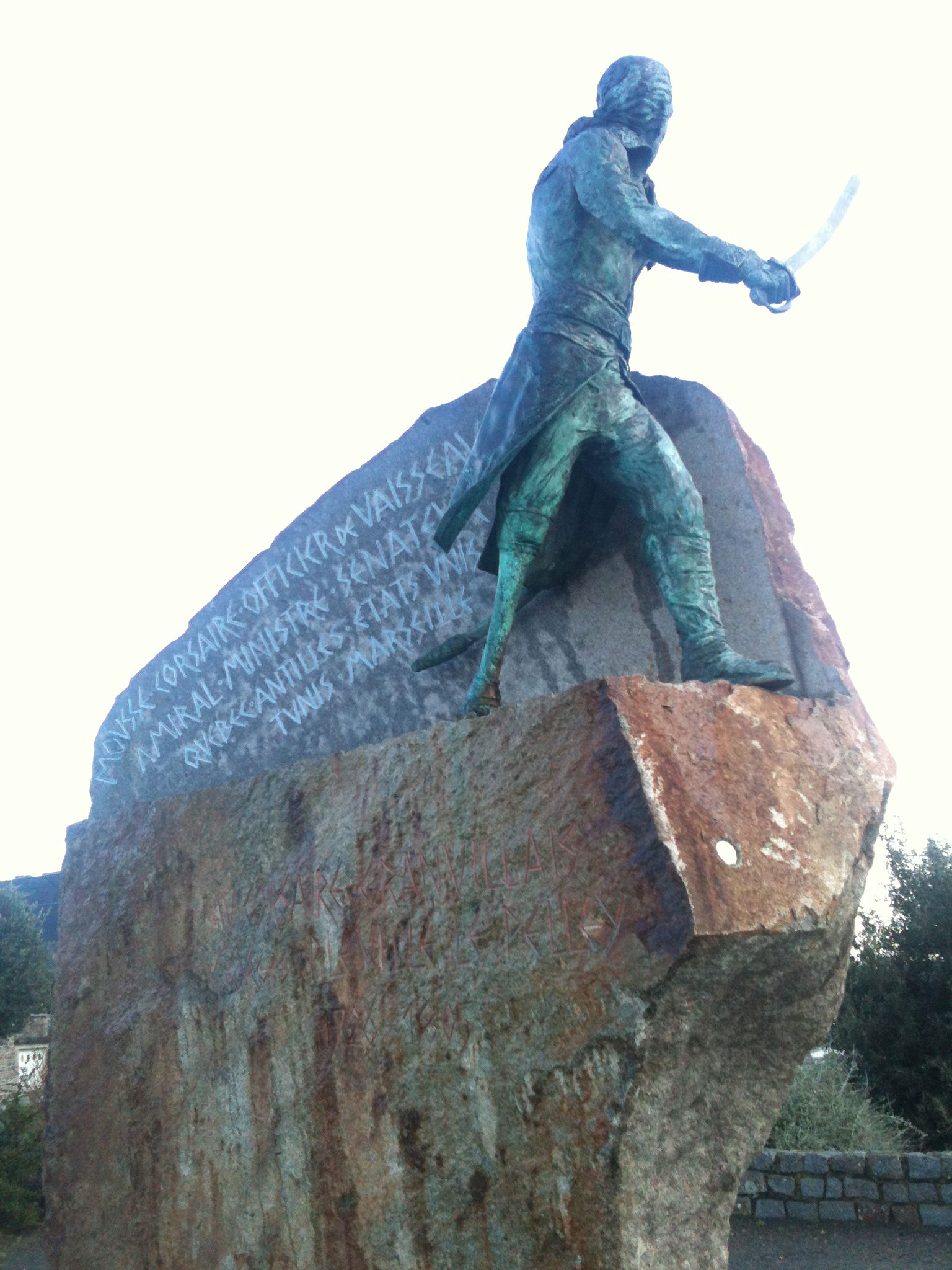 Estatua de Georges-René Pléville Le Pelley, por Sandra G.