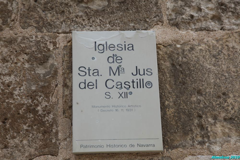 Iglesia Santa María Jus del Castillo, por Almudena