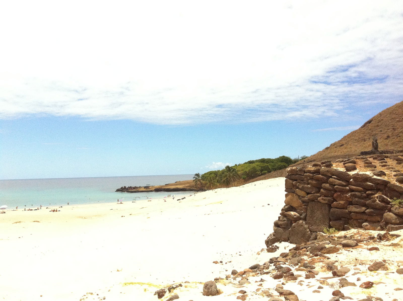 Playa de Anakena, por Giorgio Chiarella
