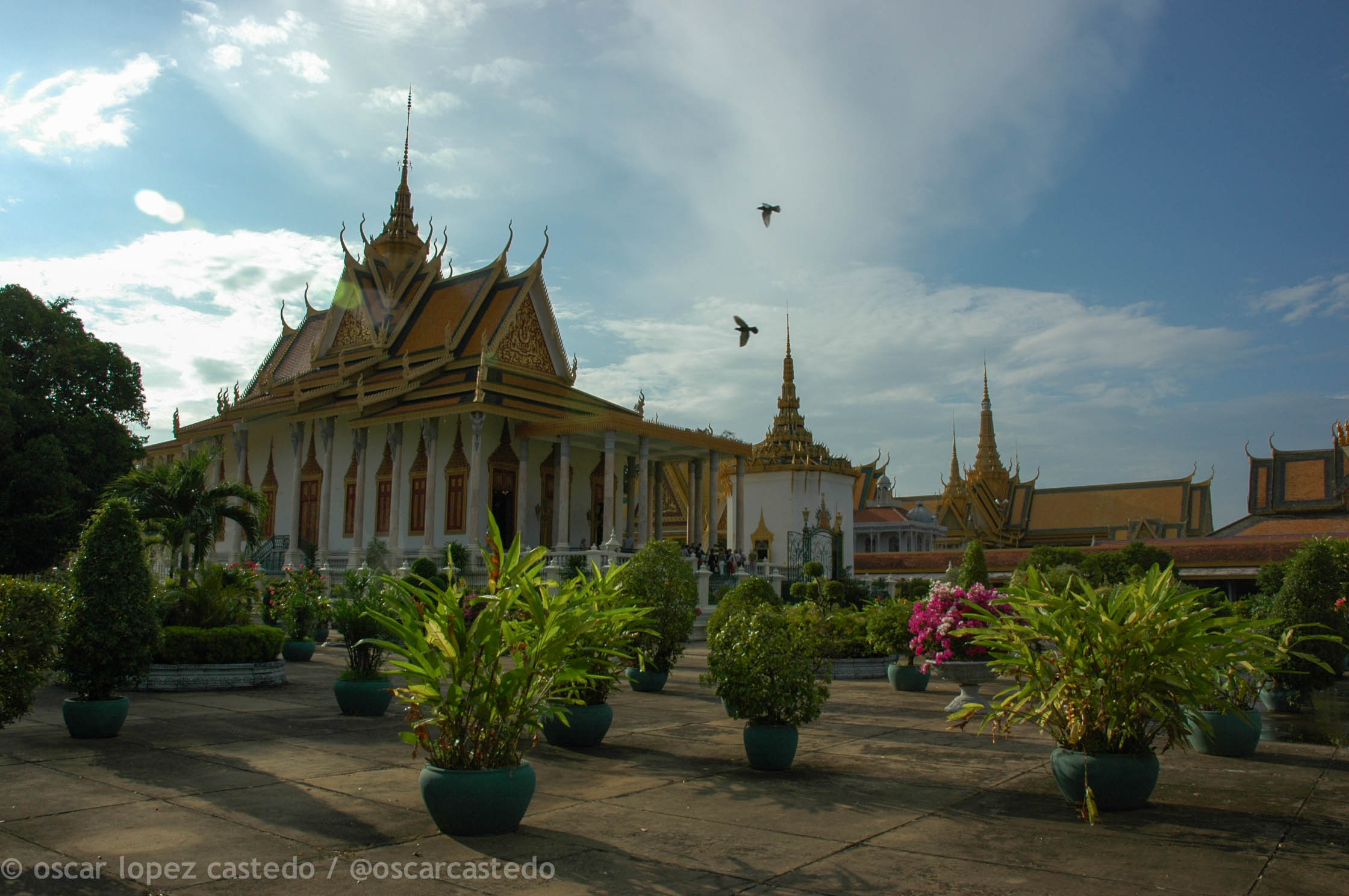 Pagoda de Plata, Phnom Penh, por Oscar Lopez Castedo