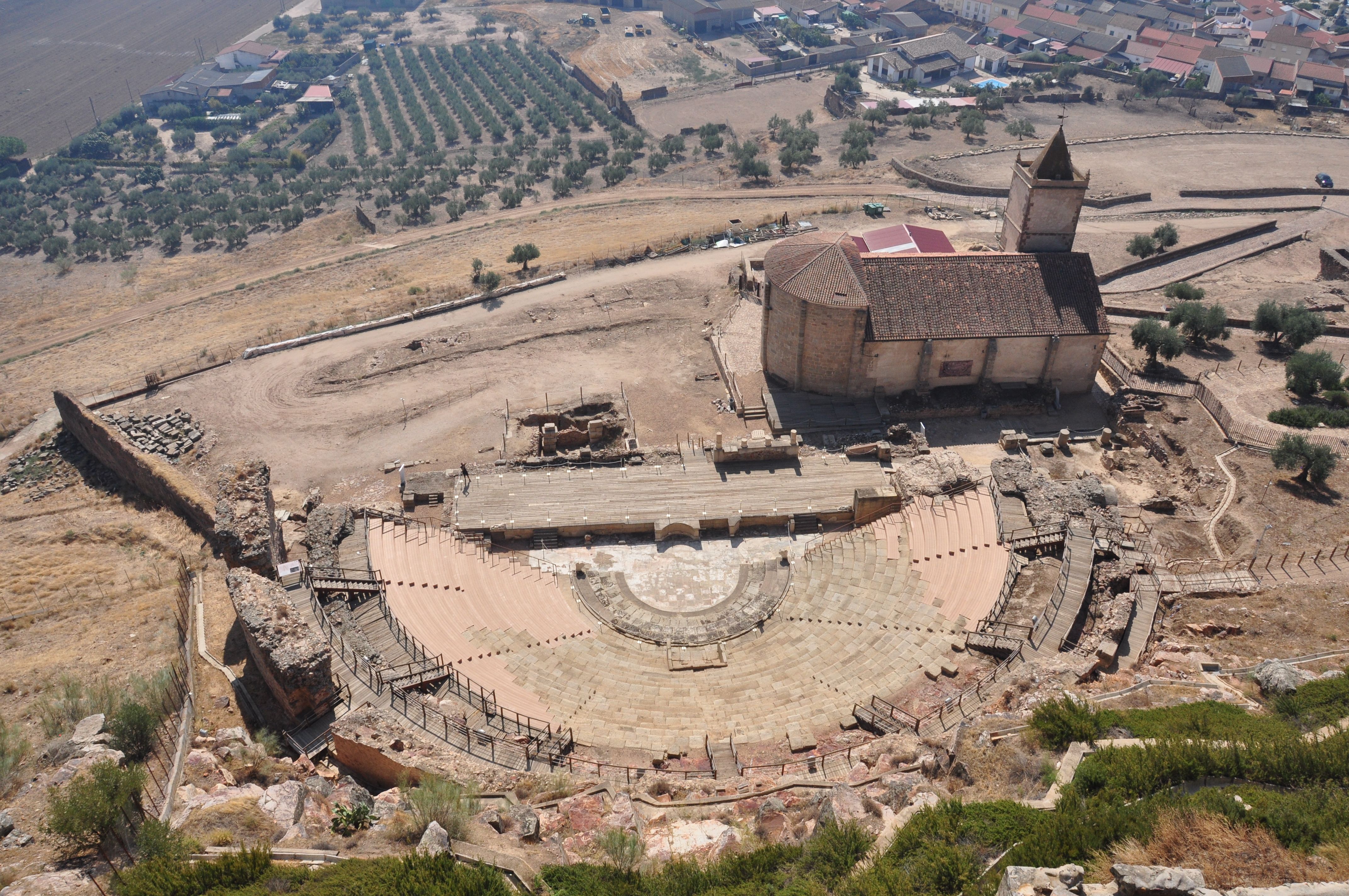 Teatro romano de Melledín, por Compartodromo