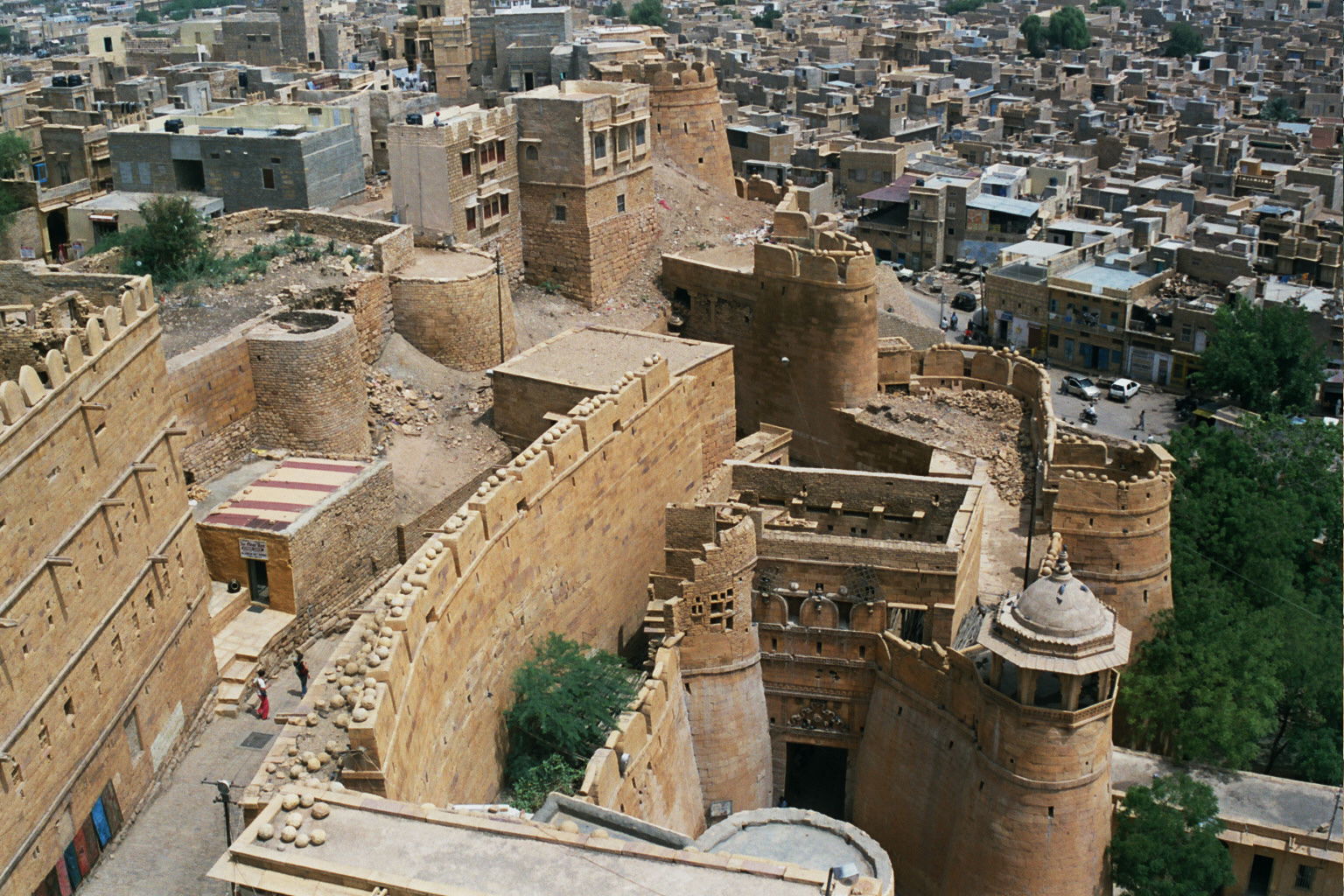 Parte alta del Fuerte Jaisalmer, por Héctor mibauldeblogs.com