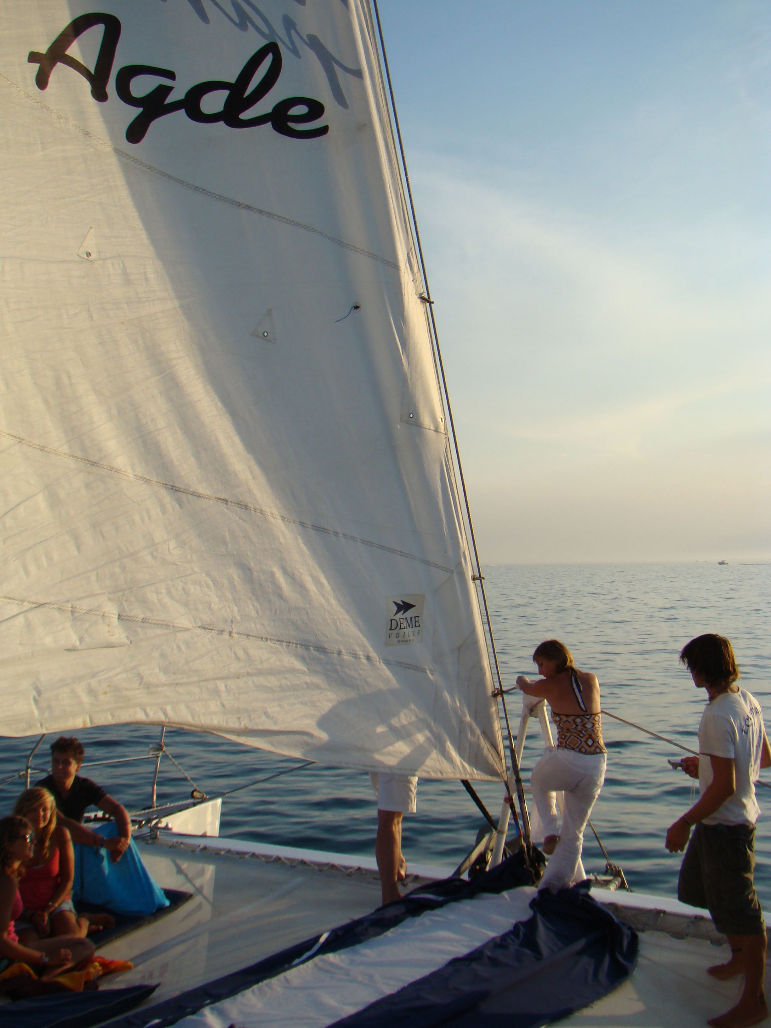 Paseo en catamarán por Shaïga, por Philippe