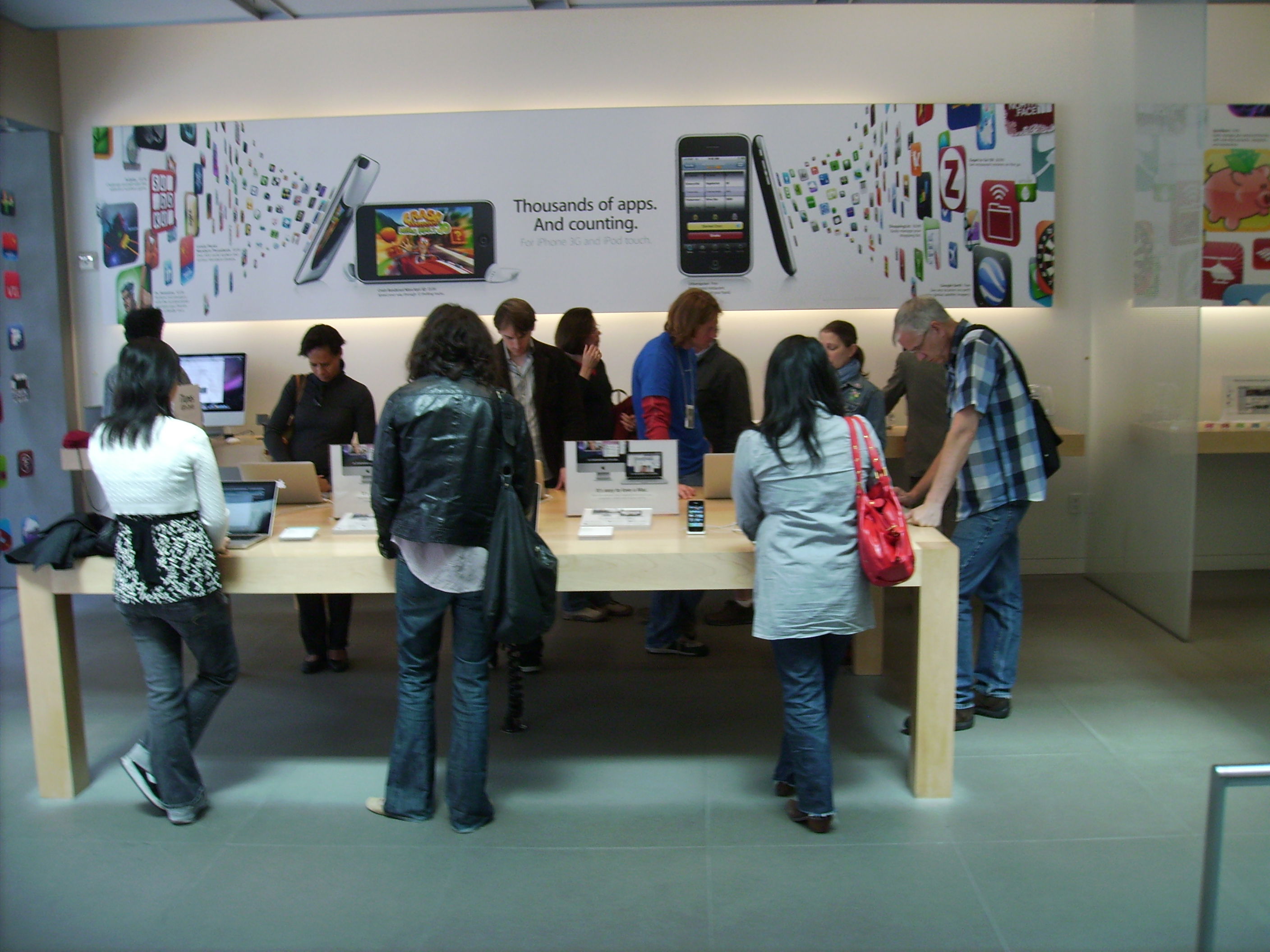 Tienda Apple, por caradura