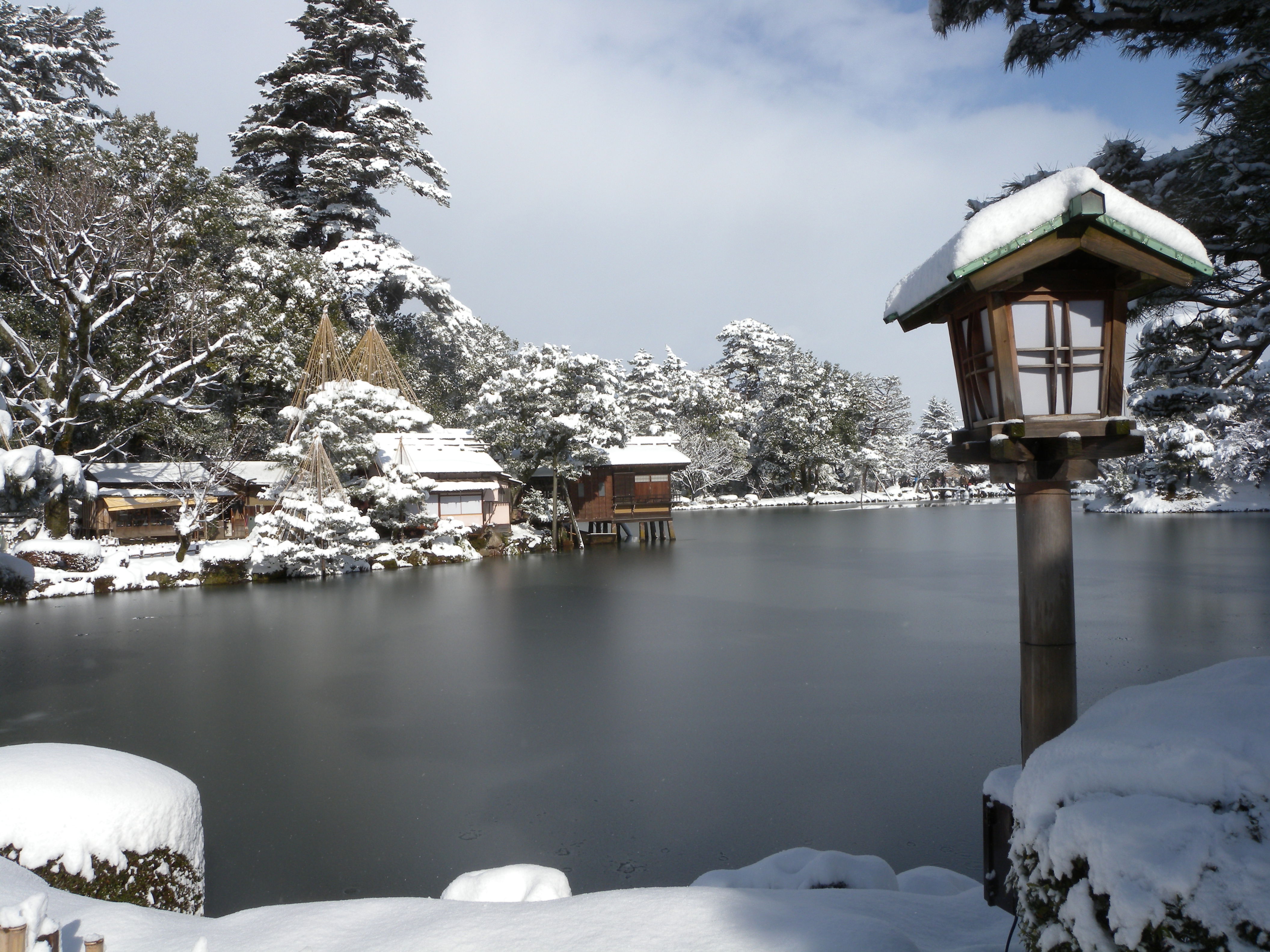 Kenroku-en Templo, por giuseppe civica