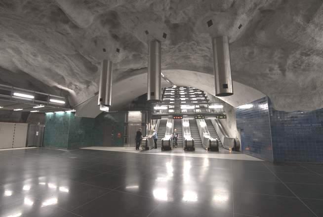 Estación de metro Universitetet, por albertoloyo