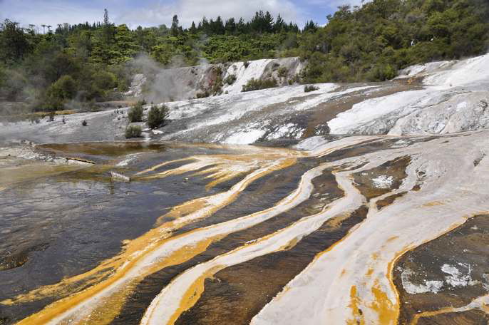 Orakei Korako, por albertoloyo