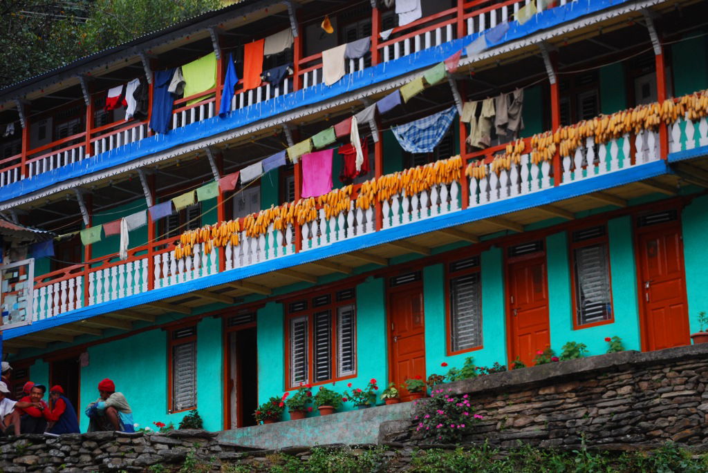 Hille, caserío de Ulleri (aldea del Annapurna), por SerViajera