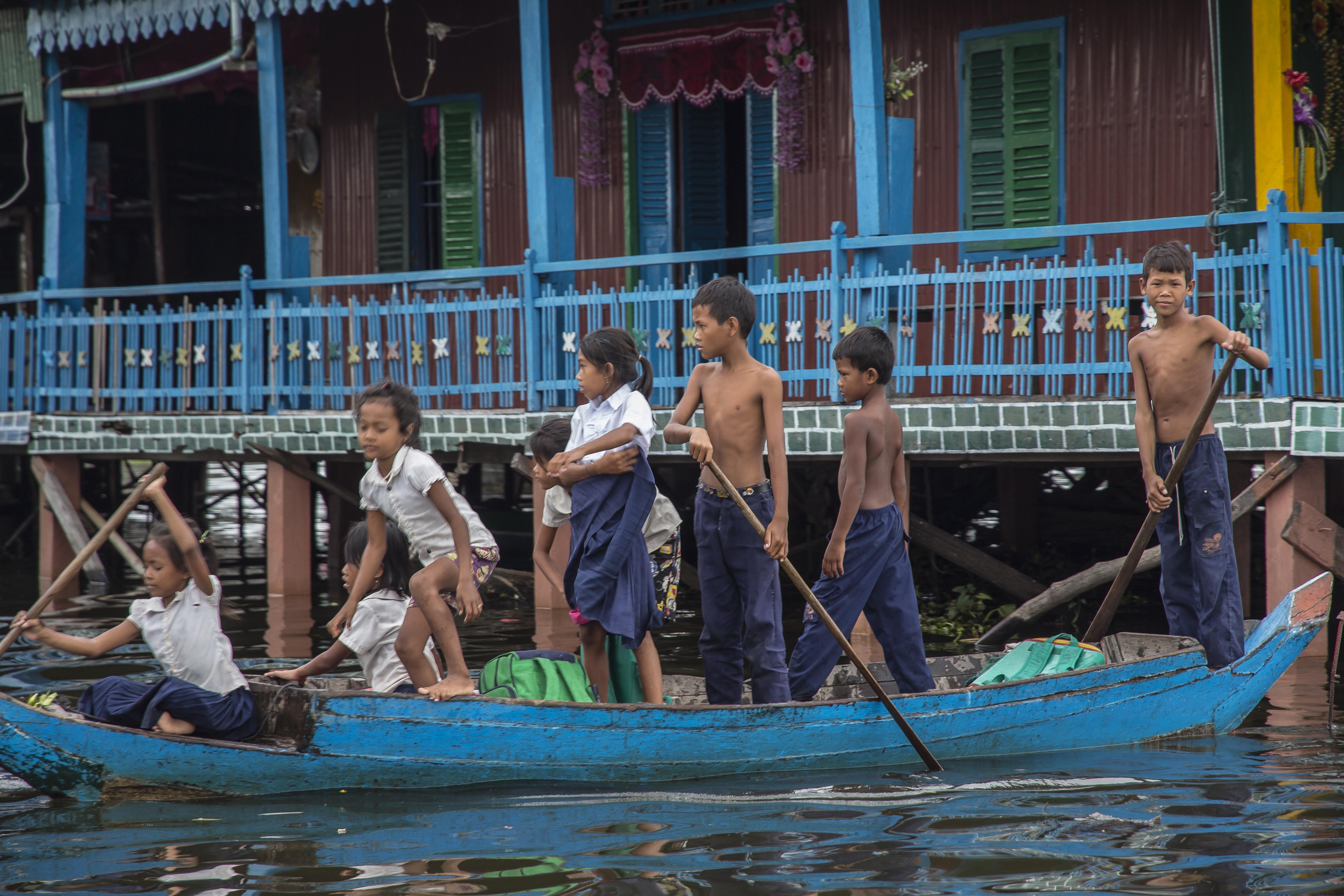 Pueblos de Siem Reap y sus encantos en el Lago Tonlé Sap