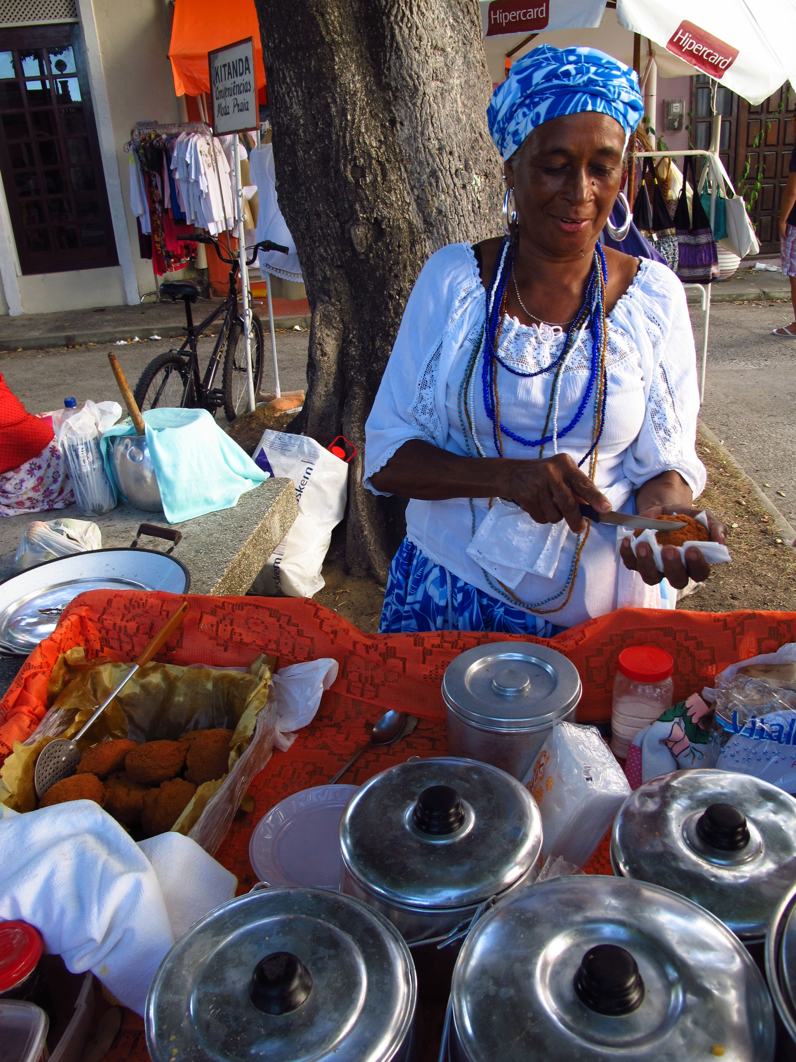 Acarajé da praça de Itaparica, por Cleide Isabel