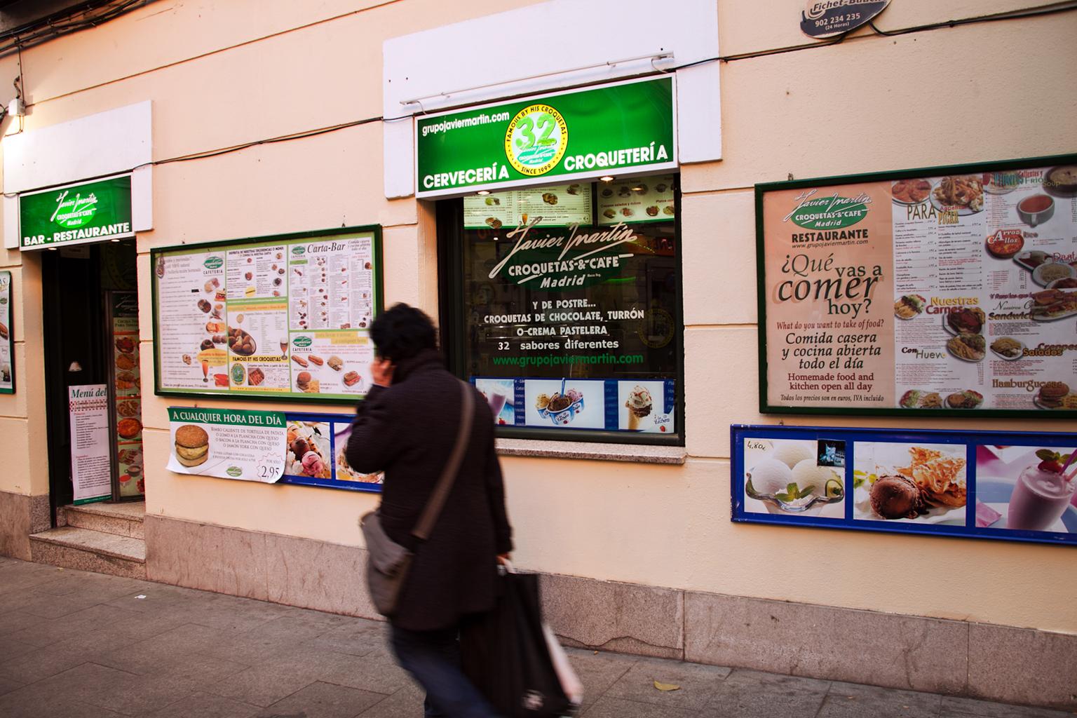 Javier Martin Croquetas & Café, por Xisco Fernandez