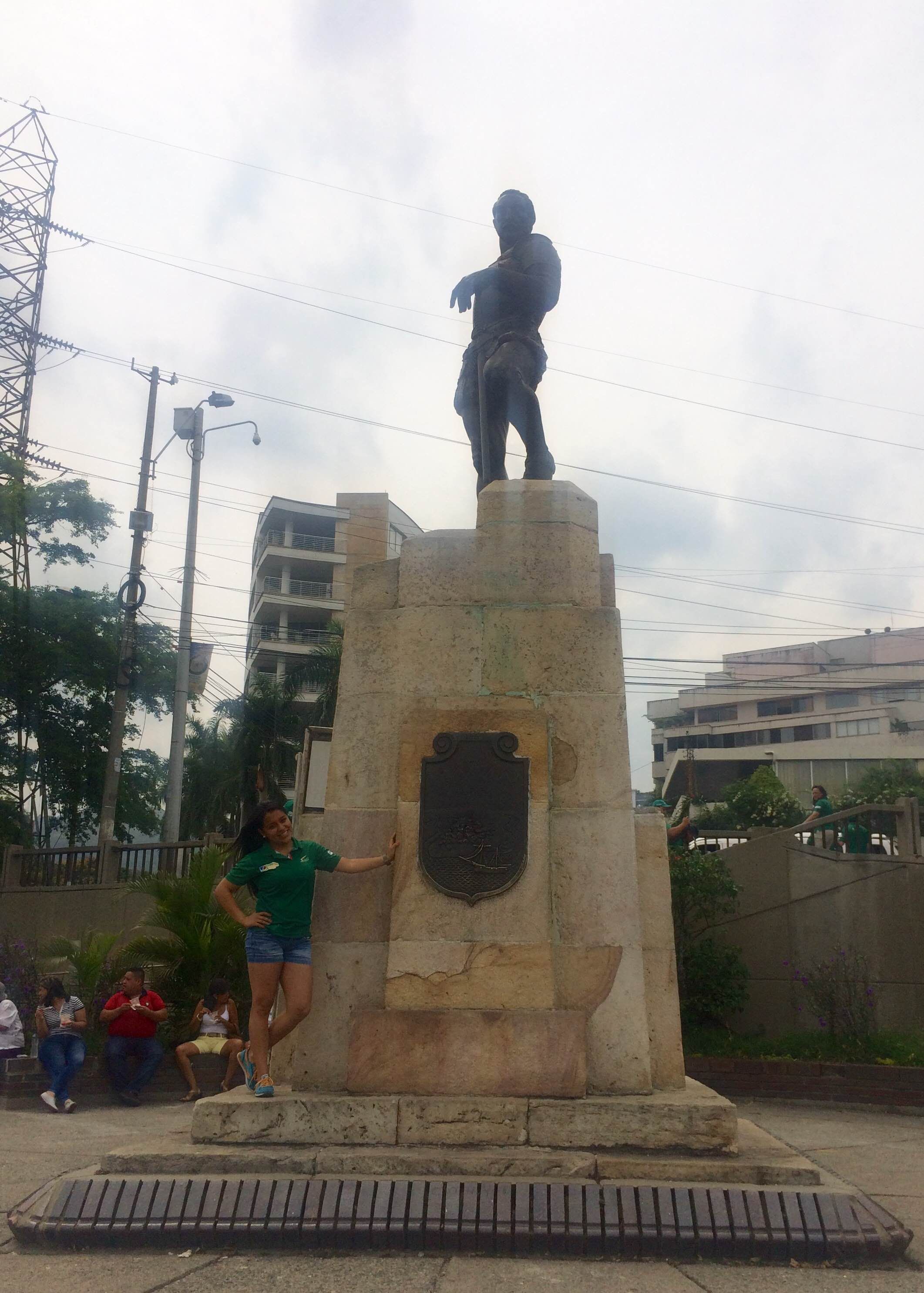 Estatua de Sebastian de Benalcazaz, por Viviana Acosta