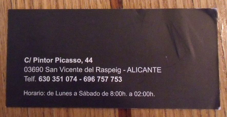 Pub Picasso 44, por sala2500