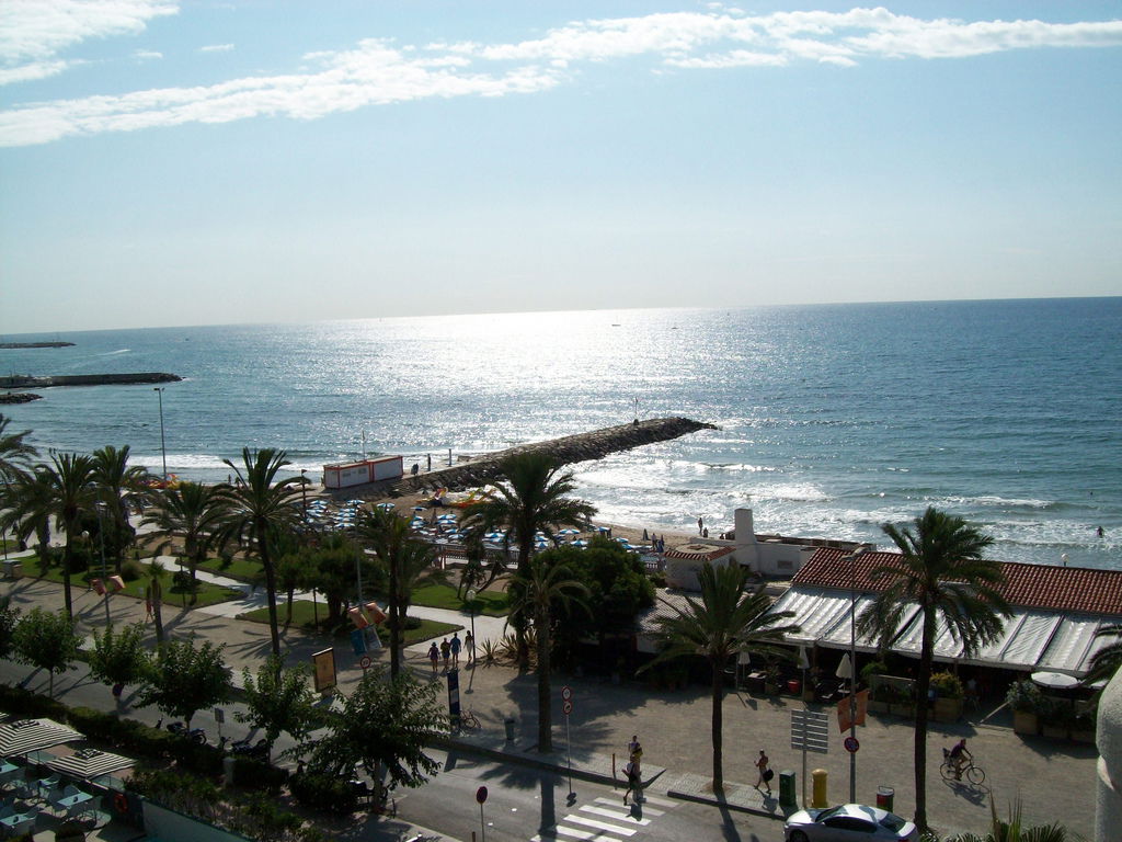 Playa de Sitges, por Sra.Clown