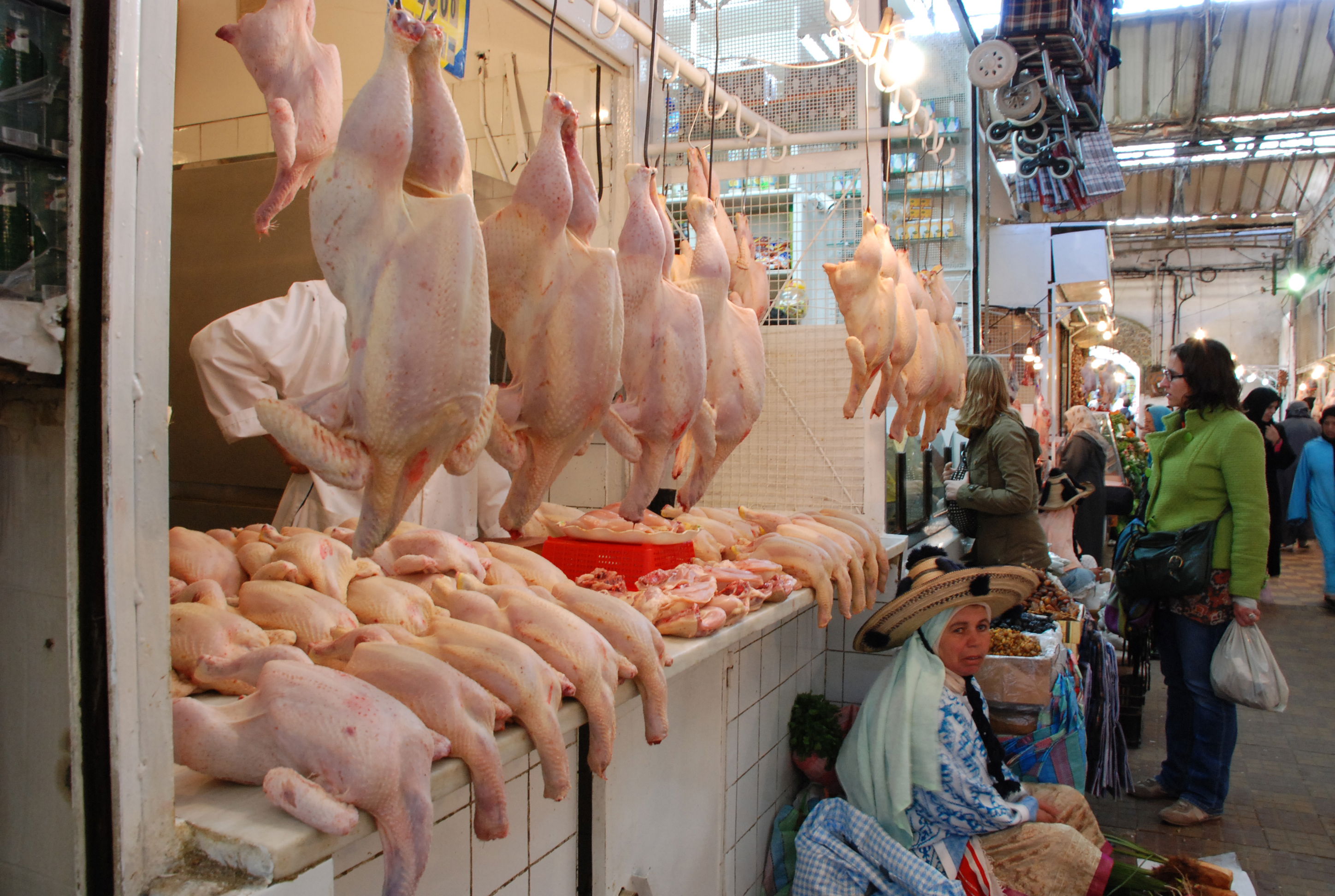 Mercado de comida en el Gran Zoco, por Reconquista