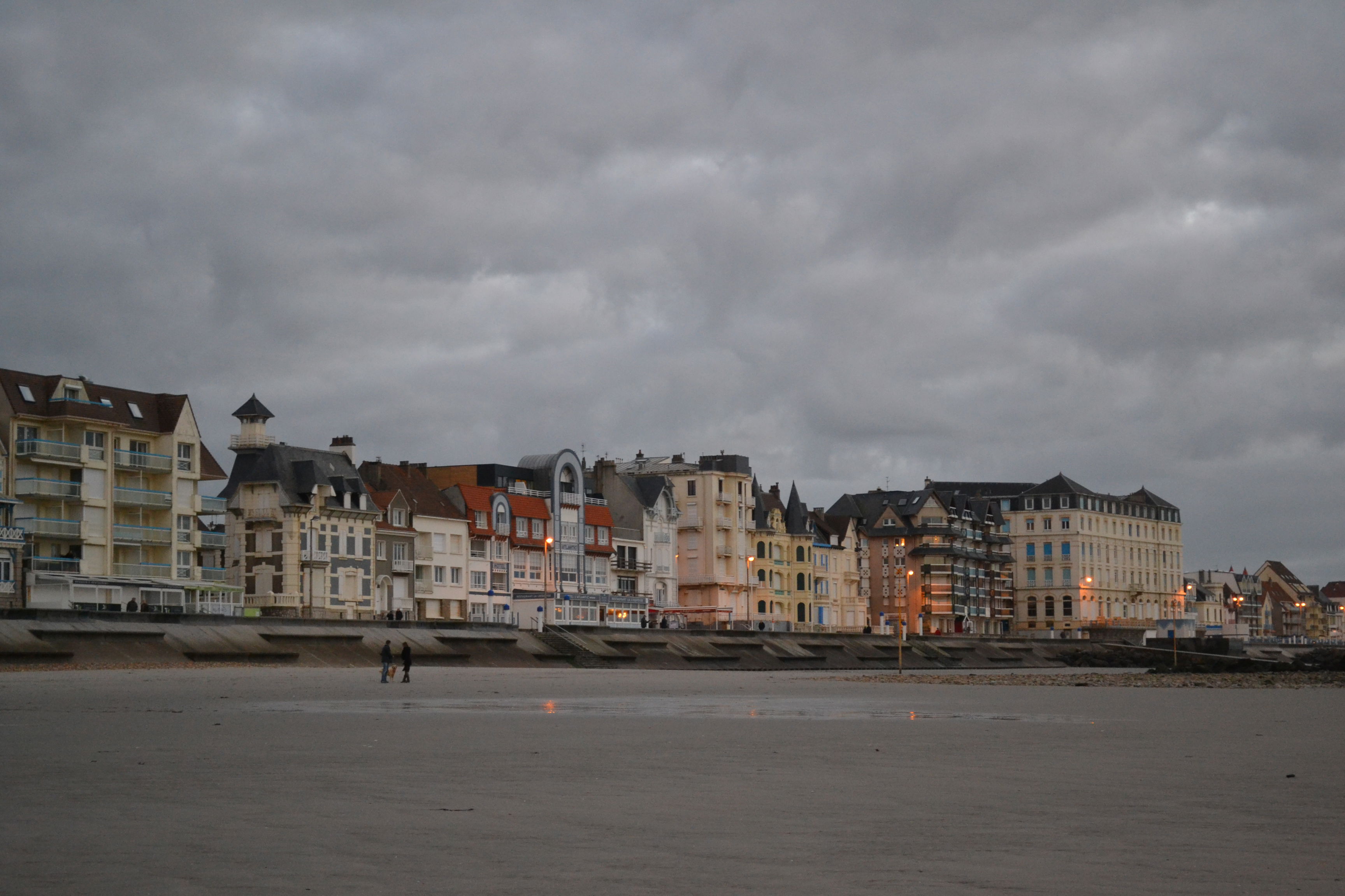 Playa de Wimereux, por France Dutertre