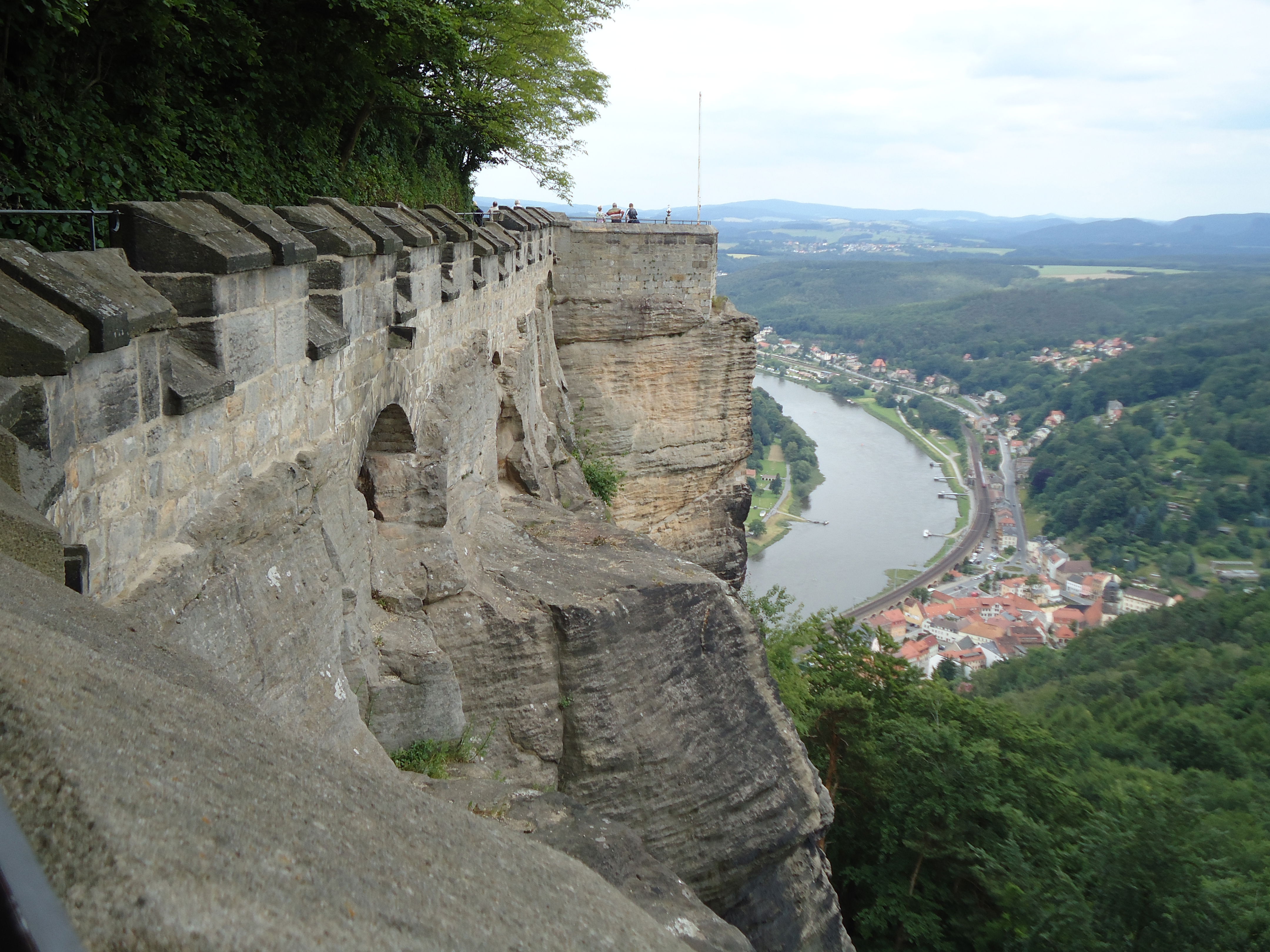 Fortaleza de Königstein, por Louise Théodon