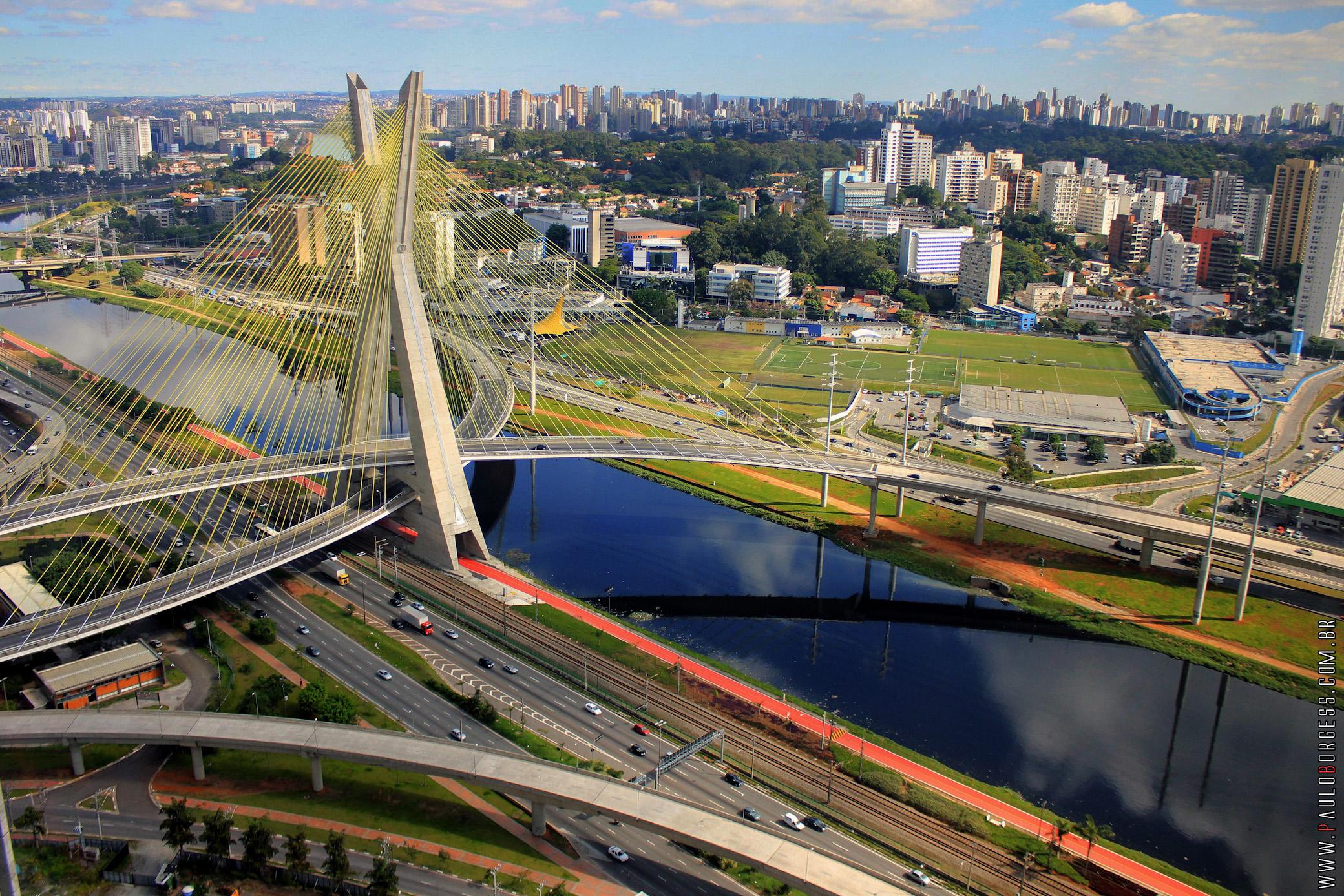 Puente Estaida Octávio Frias de Oliveira, por Paulo Borges