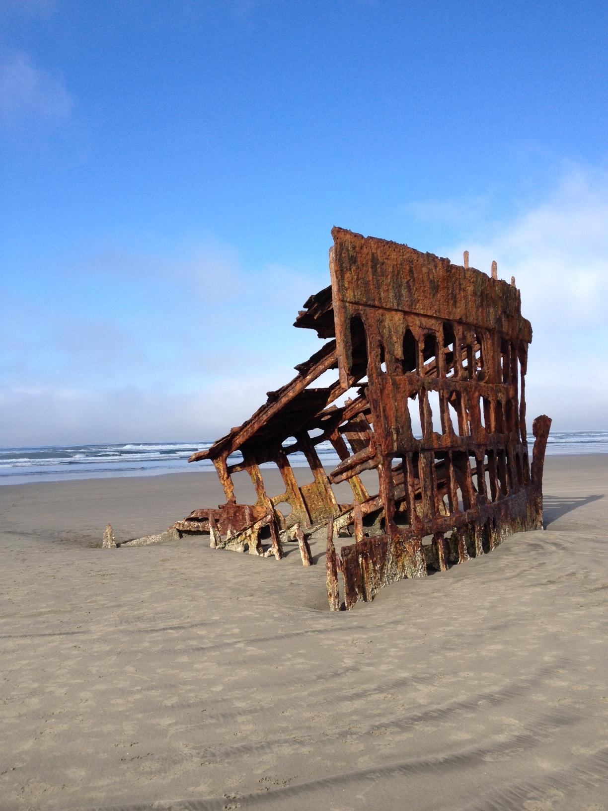 Varamiento del Peter Iredale, por Erin Hudson