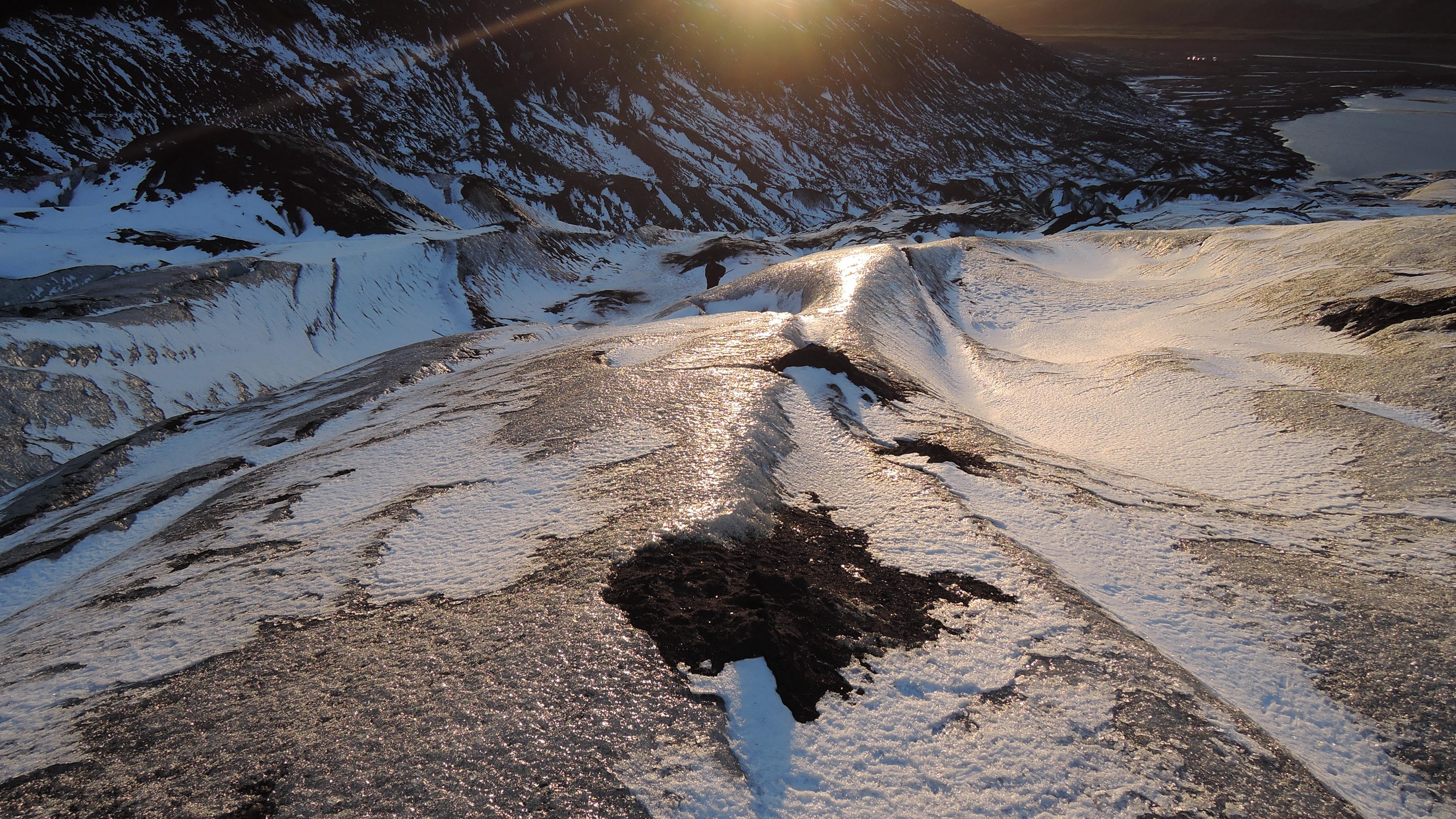 Glaciar Solheimajokull, por tomas